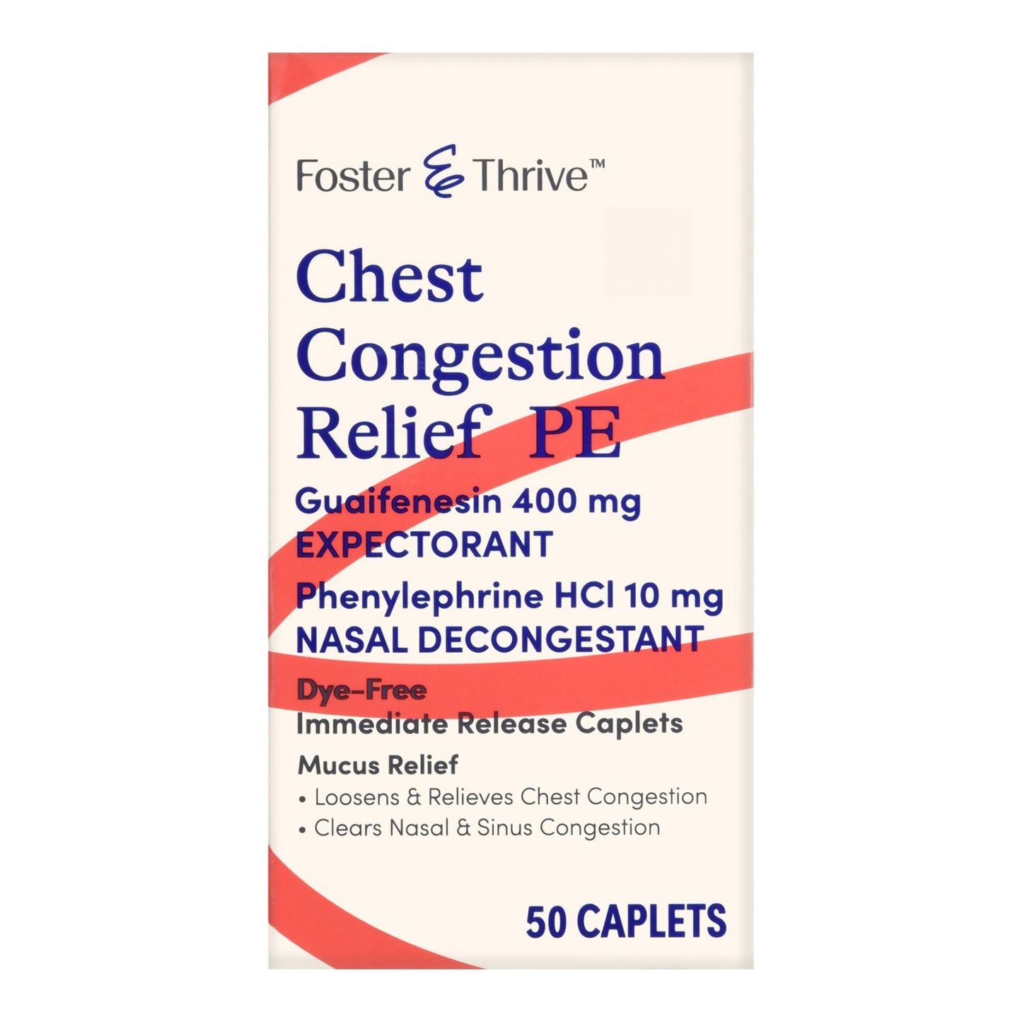 CHEST CONGESTION RELIEF PE, CAPL FT SM (50/BX)