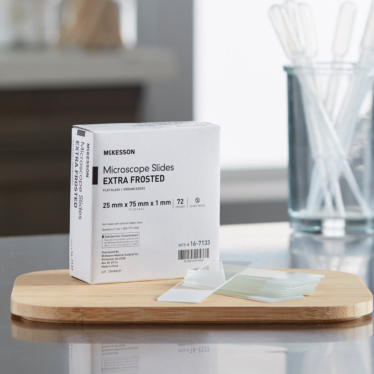 SLIDE, EXTRA-FROSTED 3X1X1 (72/BX 20BX/CS)