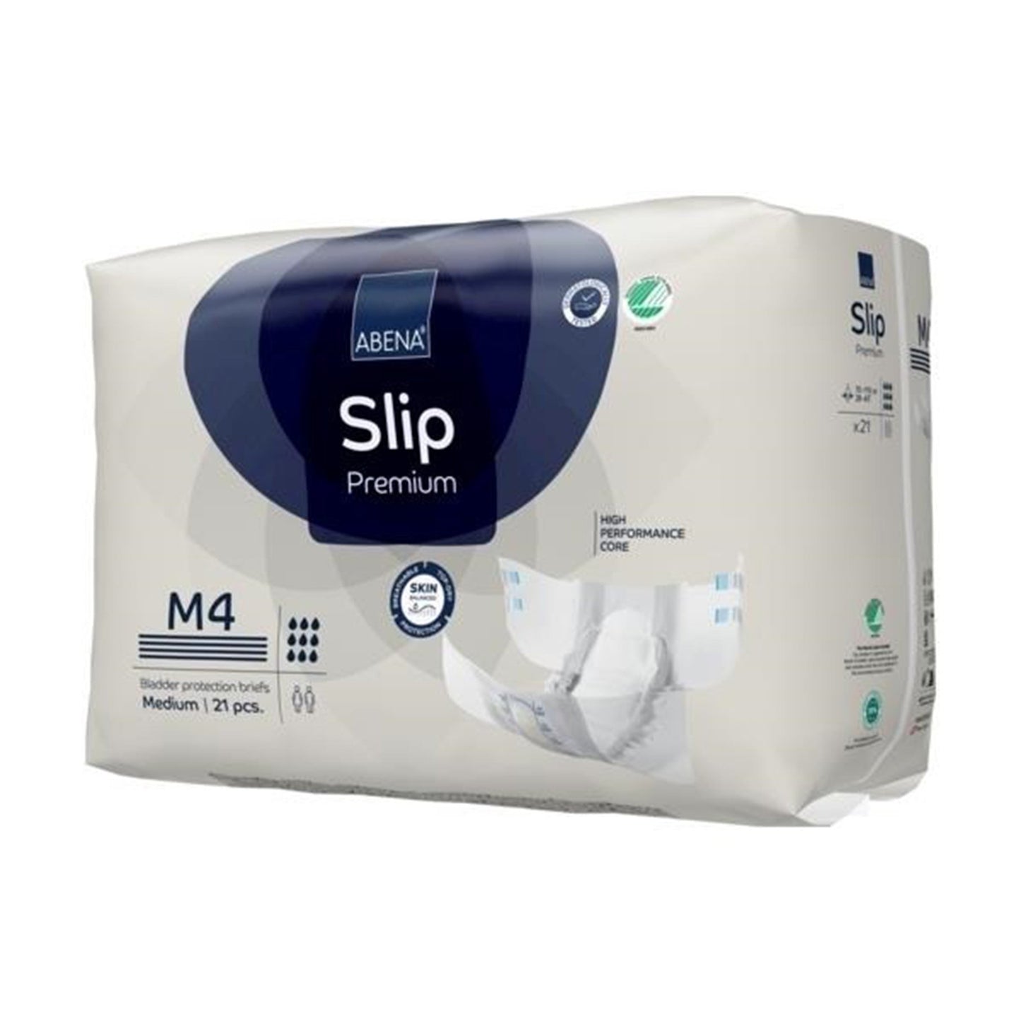 BRIEF, INCONT ABENA SLIP PREM ADLT M4 MED (21/PK 4PK/CS)