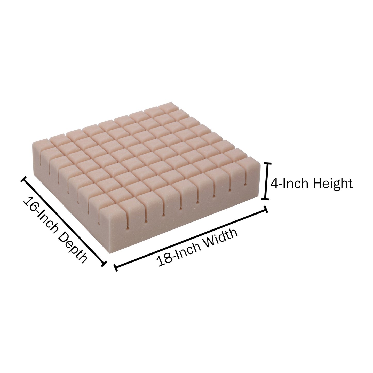 CUSHION, GEO WHEELCHAIR 18"X1 6" (6/CS)