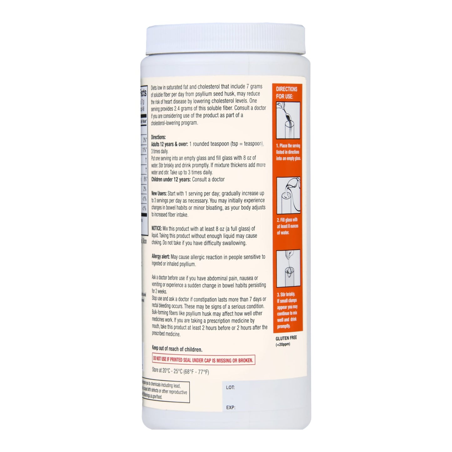 FIBER, PDR FT ORIG TXT REG FLAVOR48DOSE/13OZ
