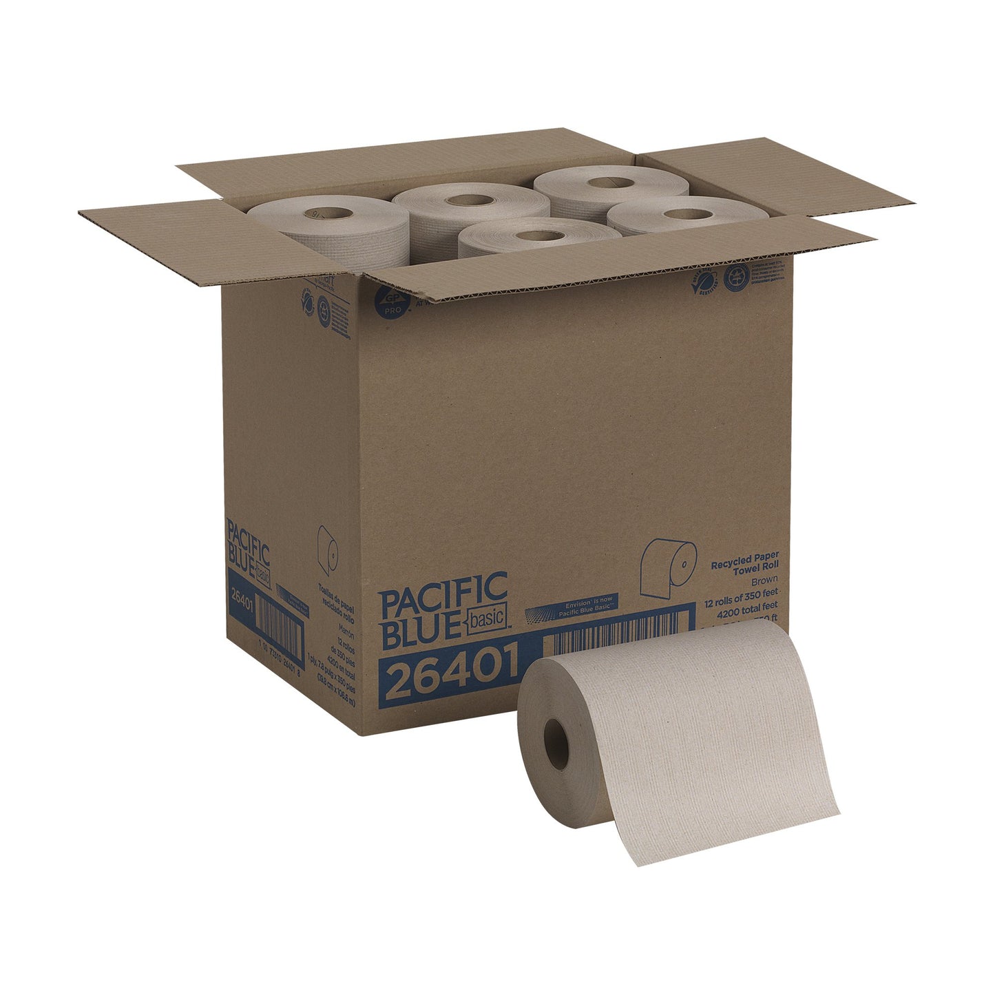 TOWEL, PAPER ECON 1PLY (12PK/CS)