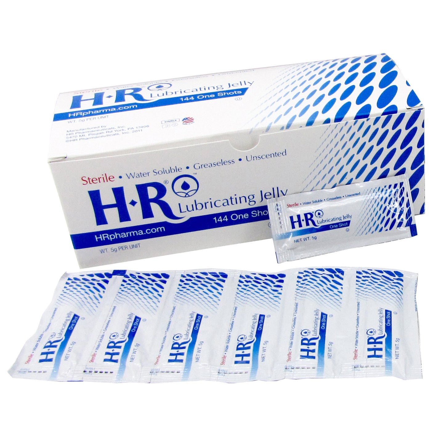 LUBRICATING JELLY, STR 5GM (144/BX 6BX/CS)