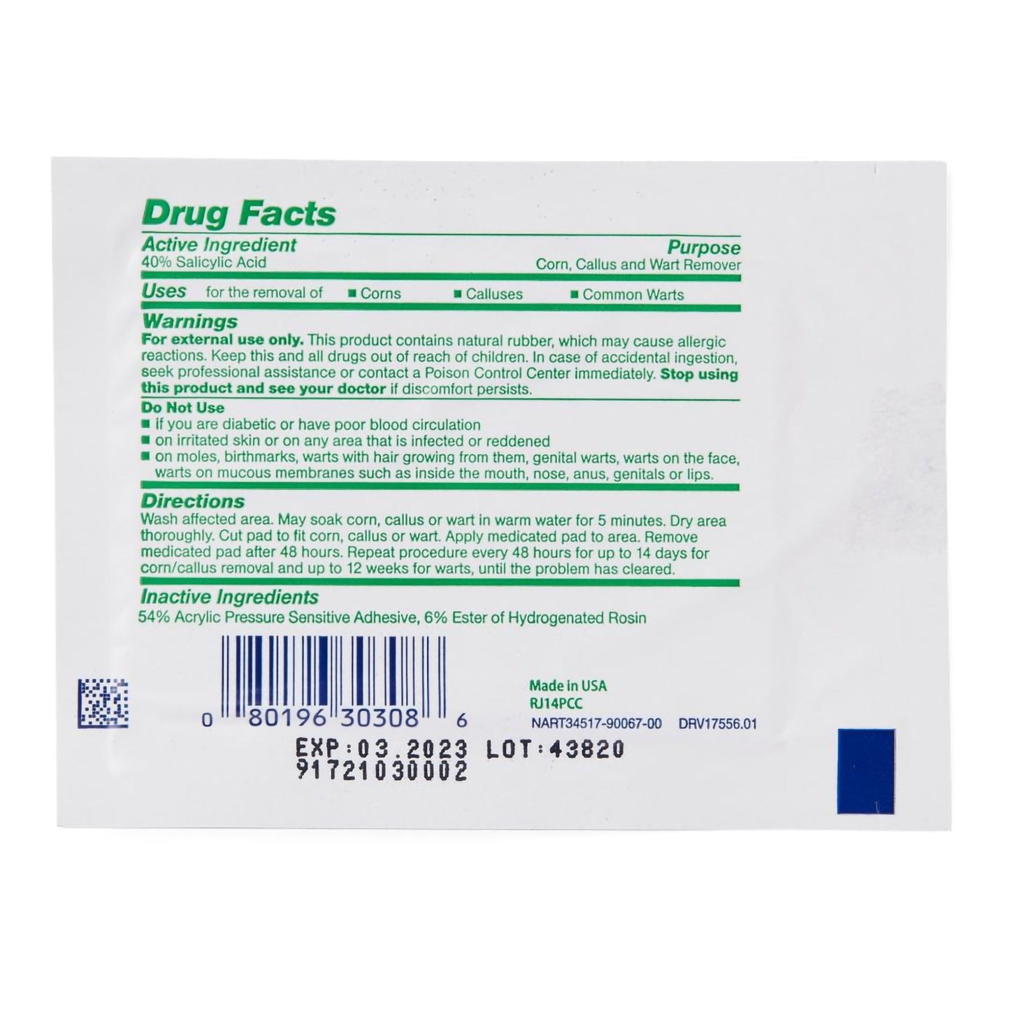 MEDIPLAST 40% 2X3 25/BX 1945831
