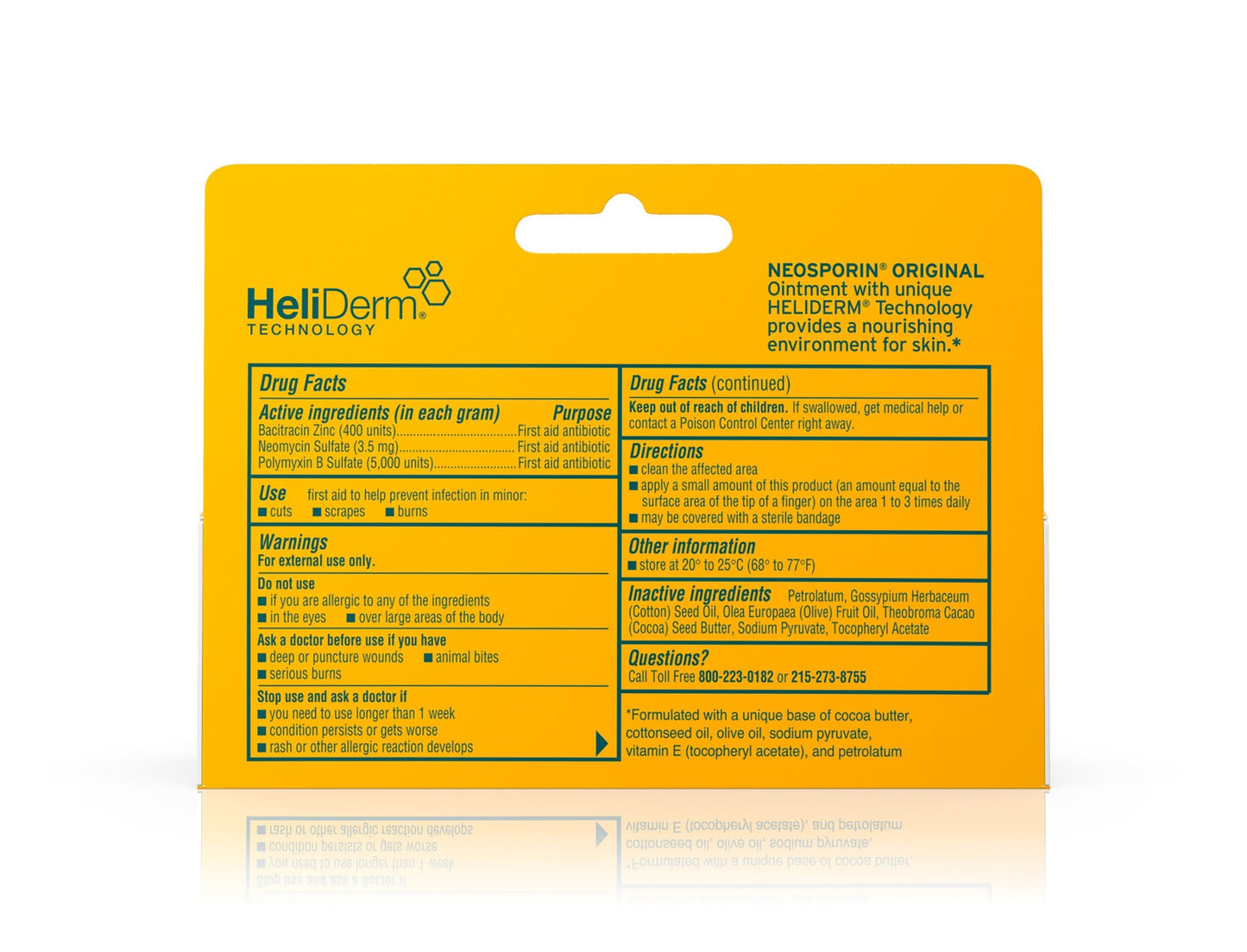 NEOSPORIN, OINT 3.5-400-5000MG1OZ (6/BX 4BX/CS) J&JOTC