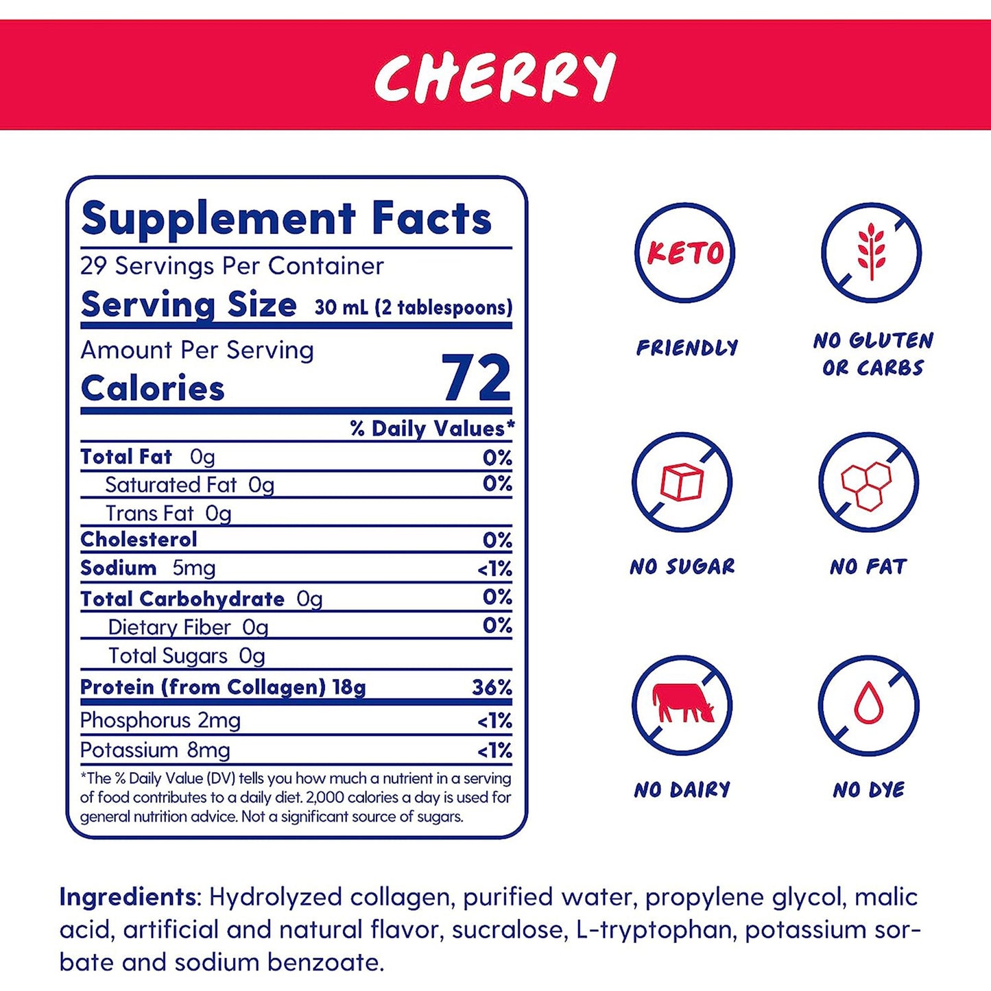 PROTEINEX-18, LIQ BLK CHERRY 30OZ (6/CS)