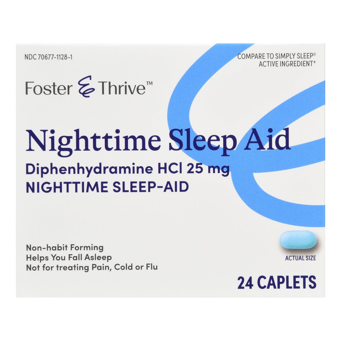 SLEEP AID, CAP FT SM NIGHT TIME 25MG (24/BX)