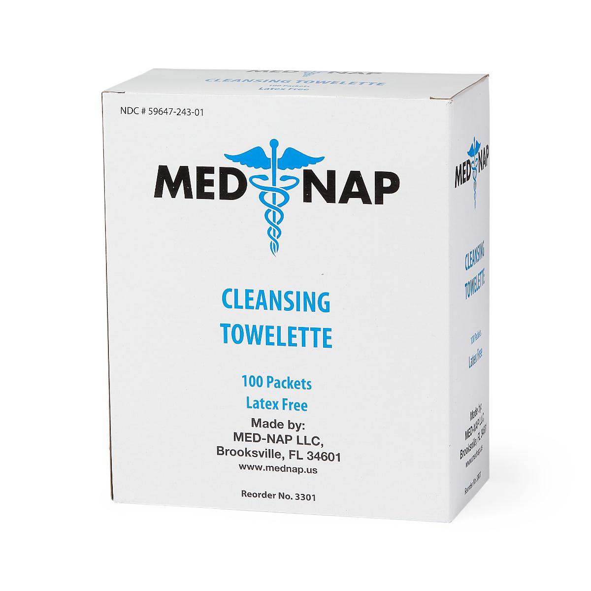 TOWELETTE, ANTISEPTIC CLEANSING WET BZK (100/BX 10BX/CS)