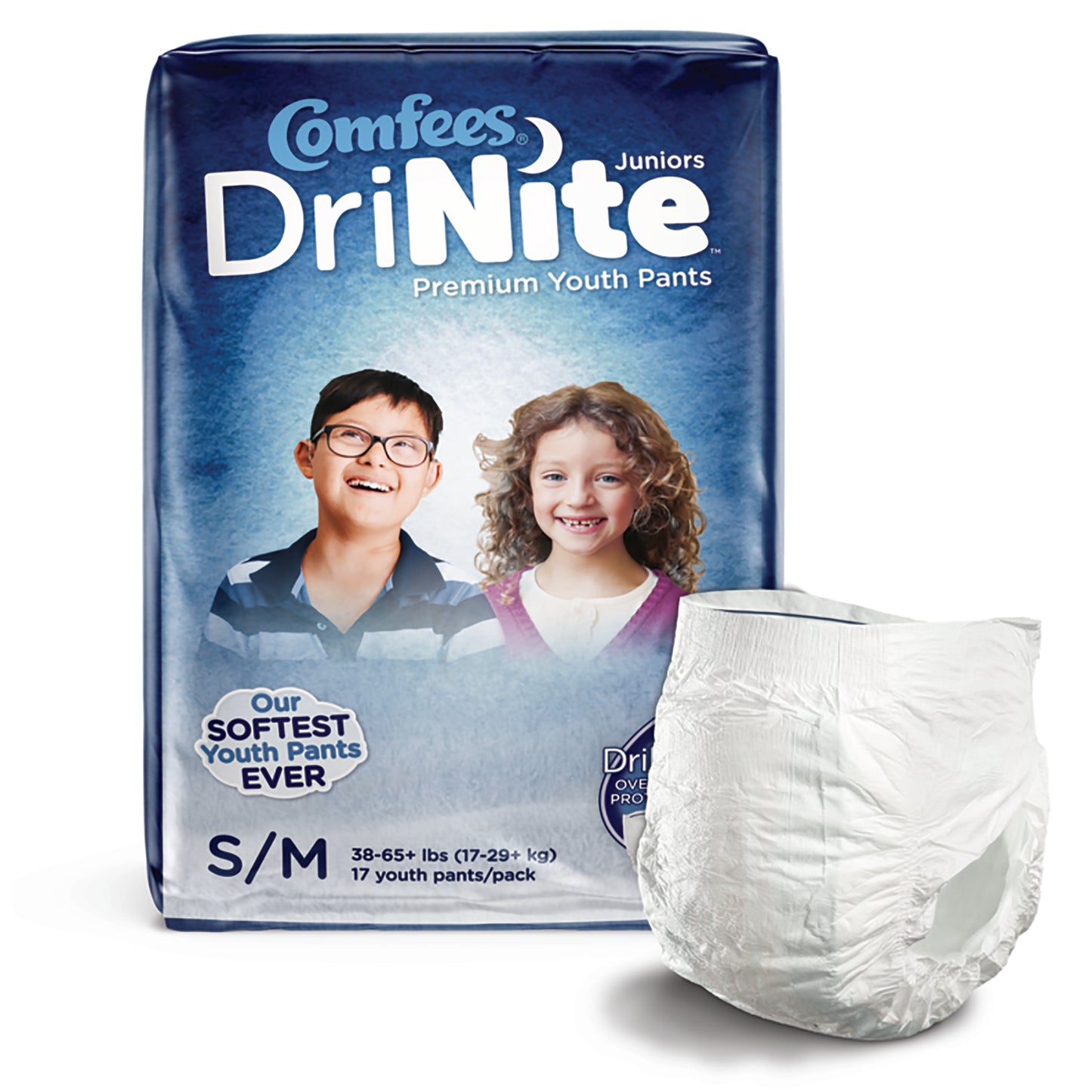 PANTS, YOUTH COMFEES SM/MED (17/BG 4BG/CS)