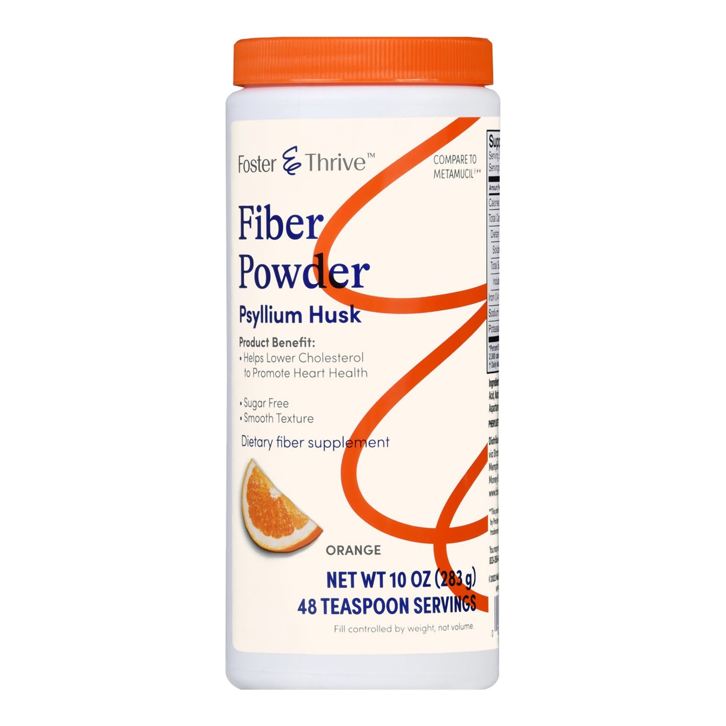 FIBER, PDR FT SMTH TXT S/F ORG48DOSE/10OZ