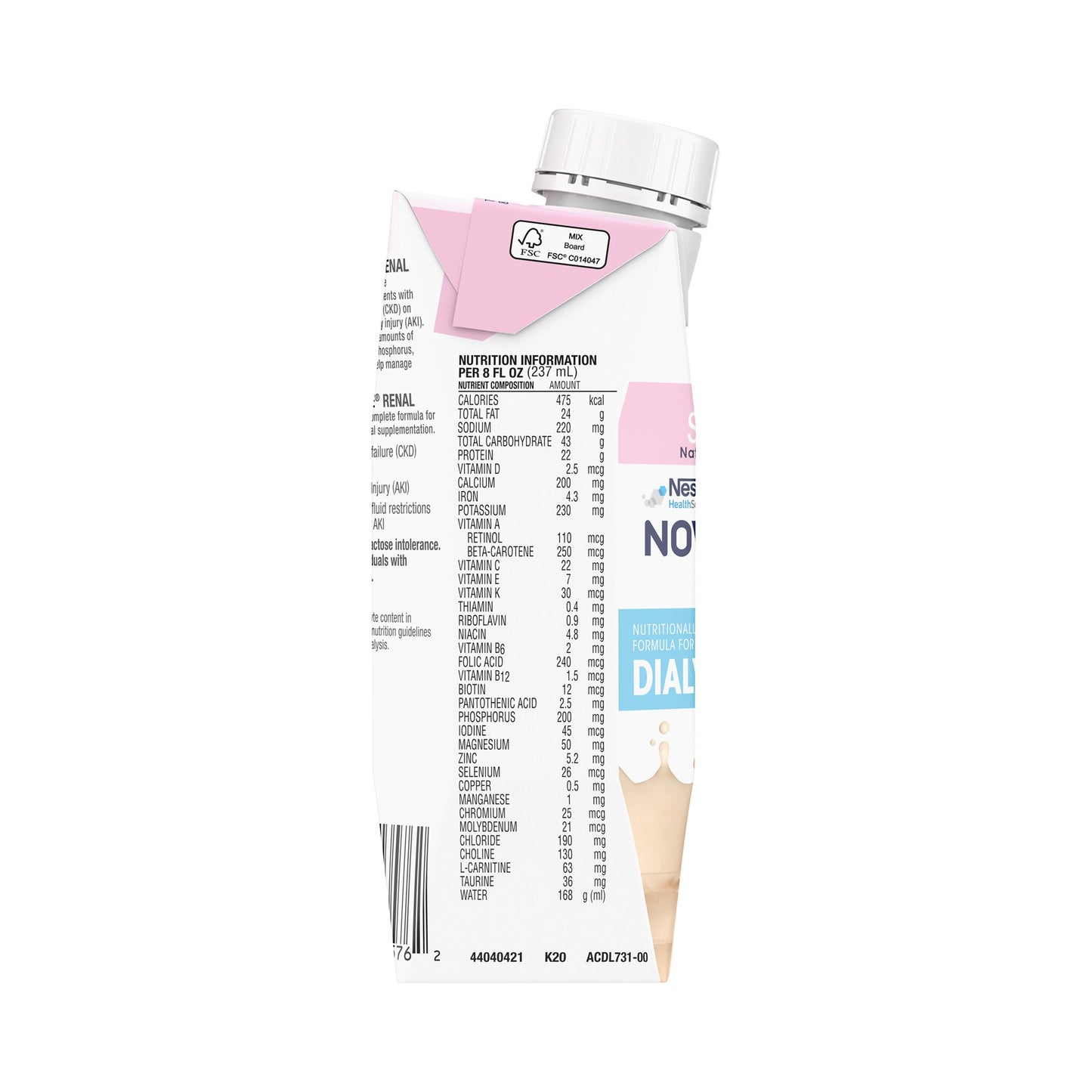 NOVASOURCE RENAL, STRWBRY 8OZ (24/CS)