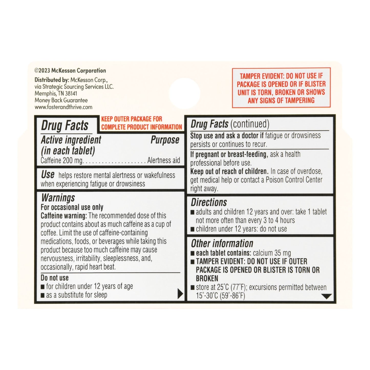 STAY AWAKE, TAB FT SM 200MG (16/BX)
