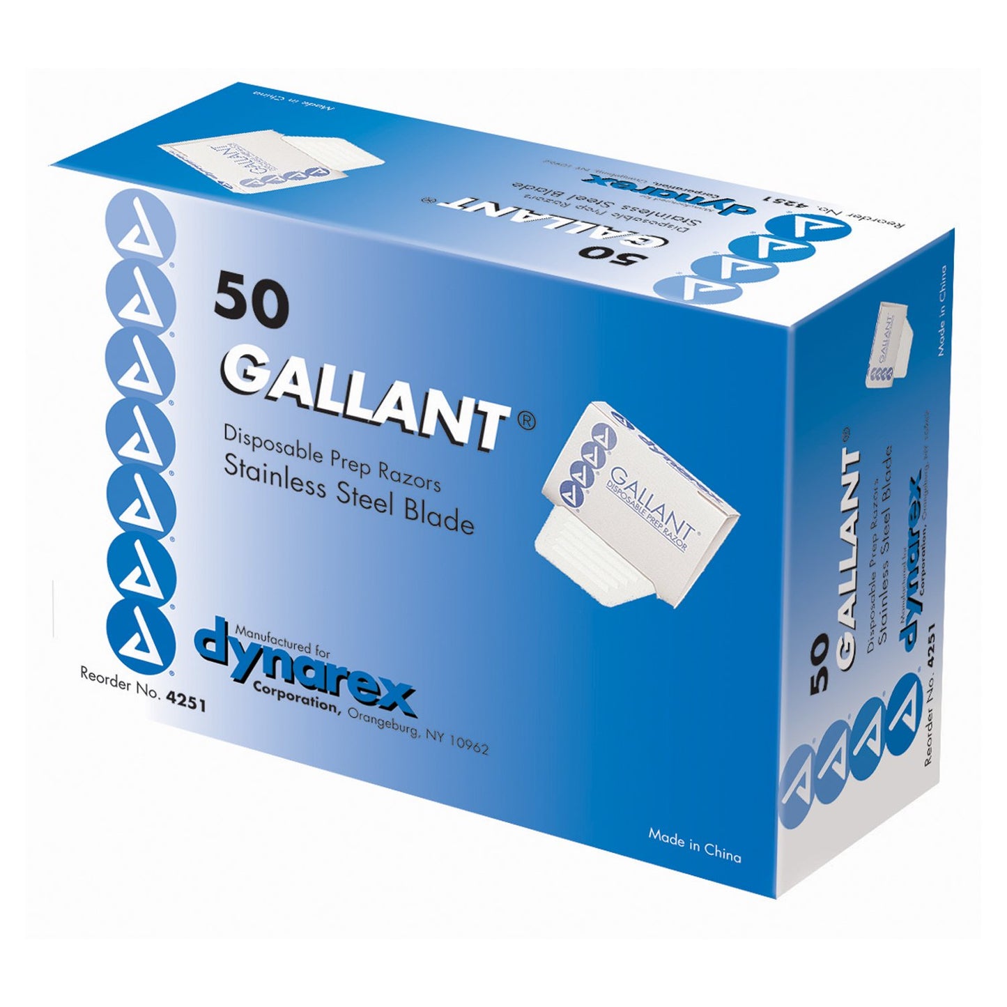 RAZOR, PREP GALLANT (50/BX) D-845