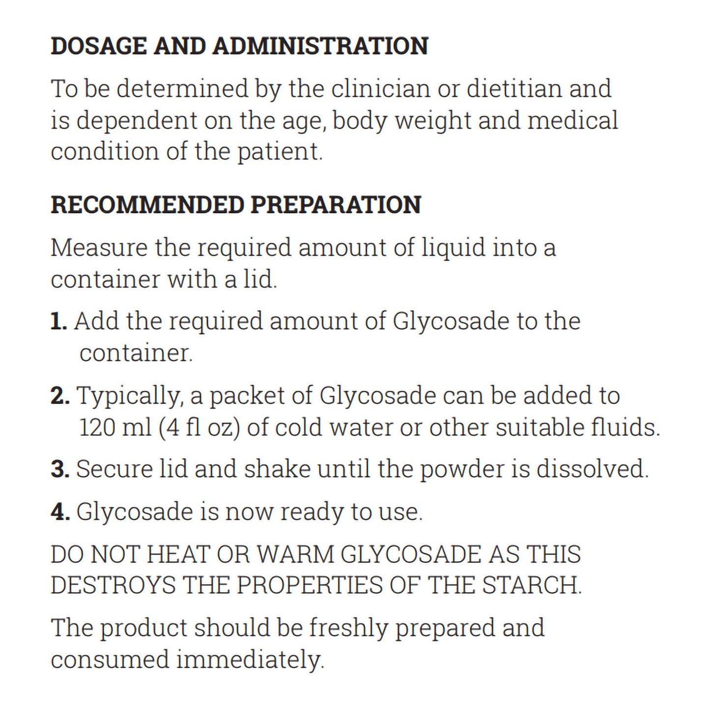 GLYCOSADE, PACKET 60GM (30/BX)