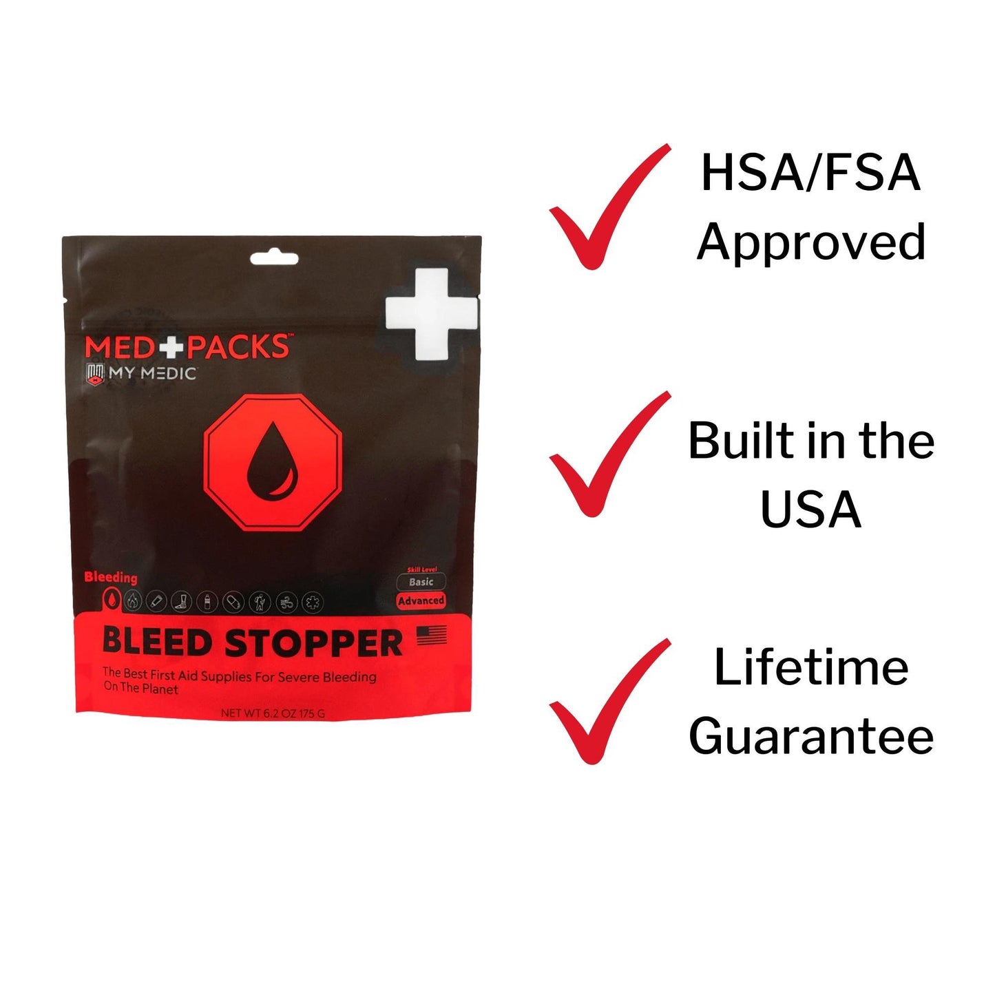 FIRST AID PACK, BLEED STOPPER ALL-IN-ONE ADVANCED