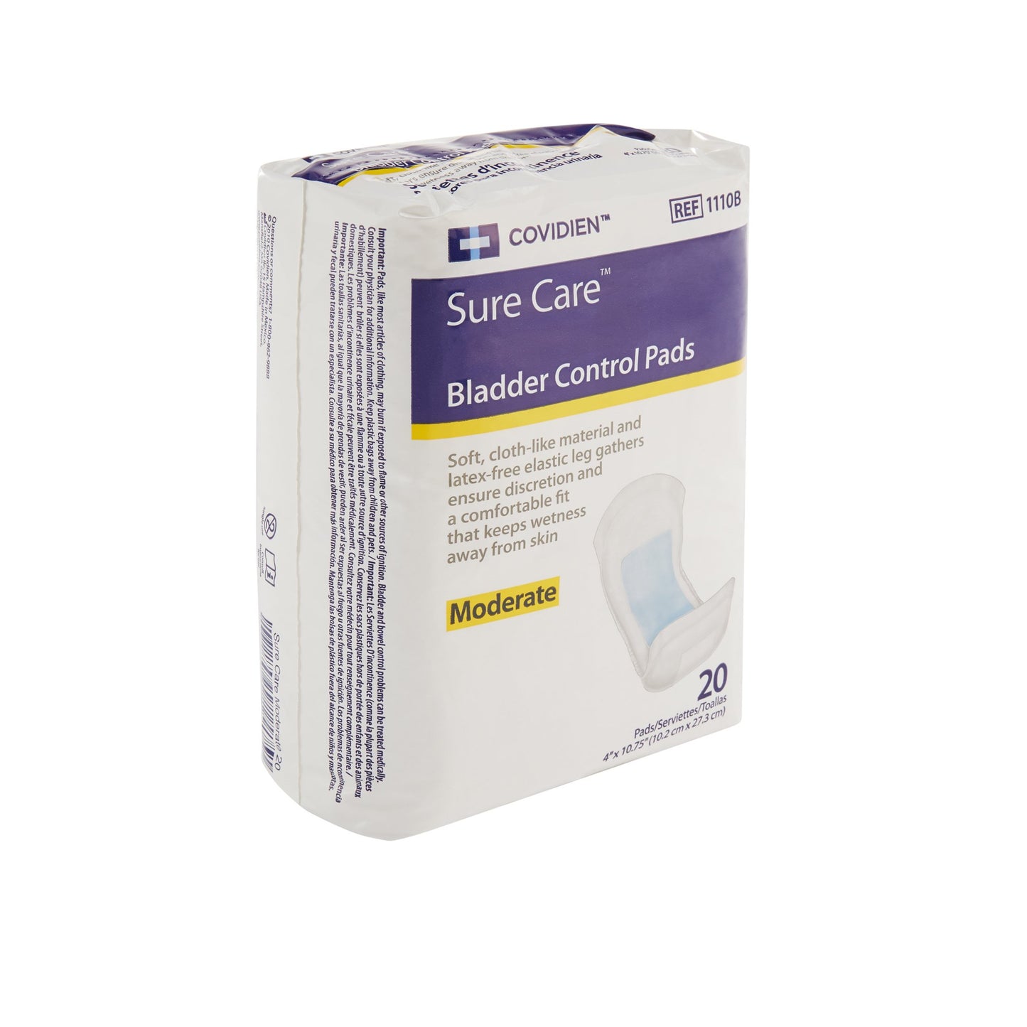 PAD, SURE CARE BLADDER CNTRL X(20/BG 6BG/CS) KENICO