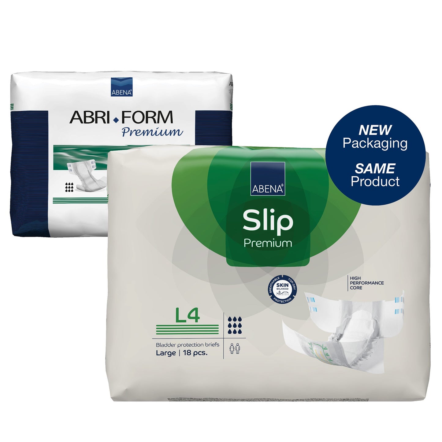 BRIEF, INCONT ABENA SLIP PREM ADLT L4 LG (18/PK 4PK/CS)