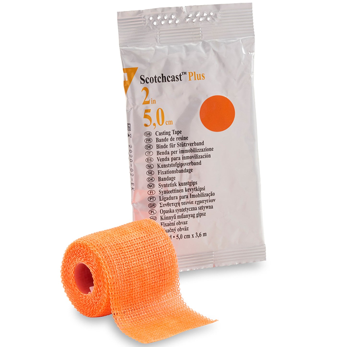 TAPE, CAST SCOTCHCAST 2"X4YDS BRT ORG (10/BX) 3MORTH