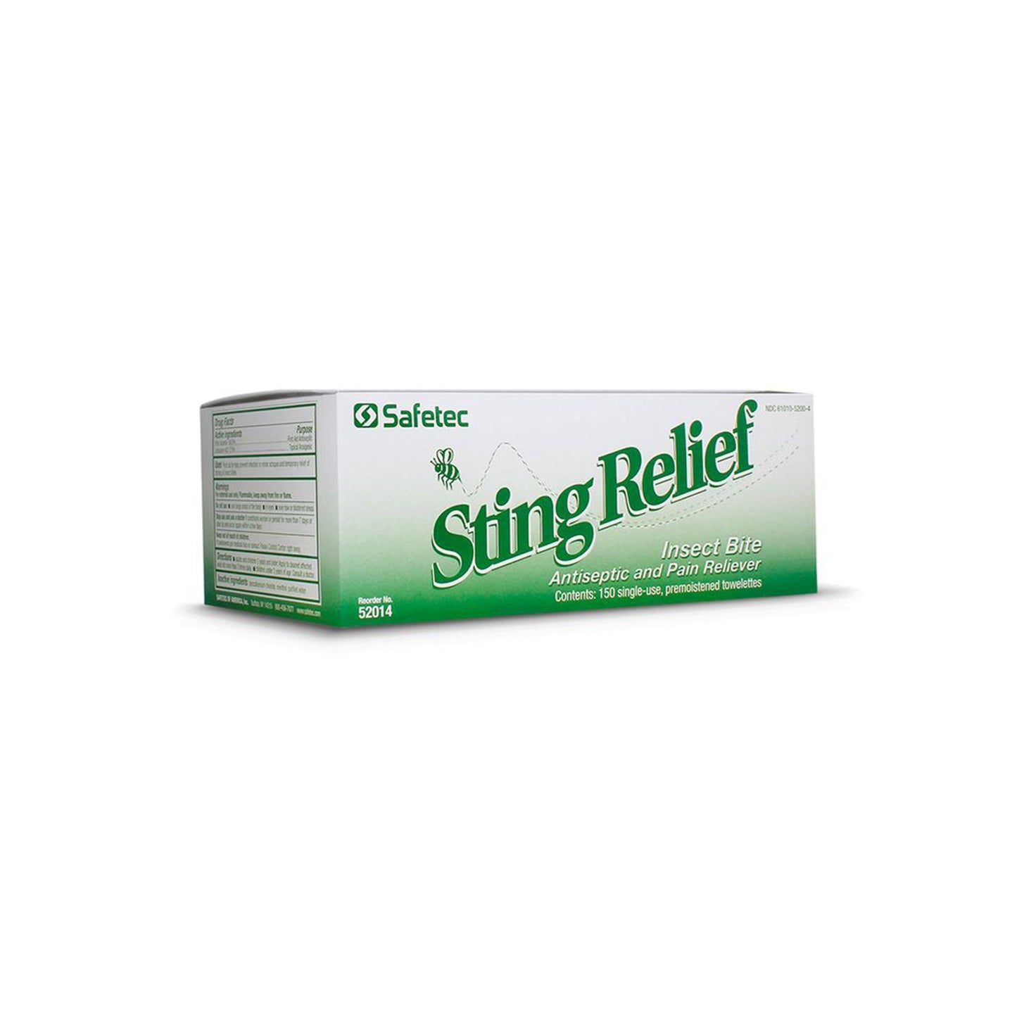WIPE, STING RELIEF TOWELETTES (150/BX 20BX/CS)