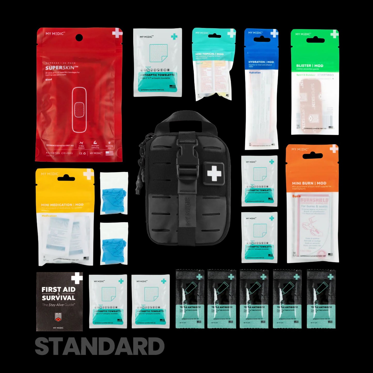 FIRST AID KIT, SIDEKICK-IFAK-POUCH BLK