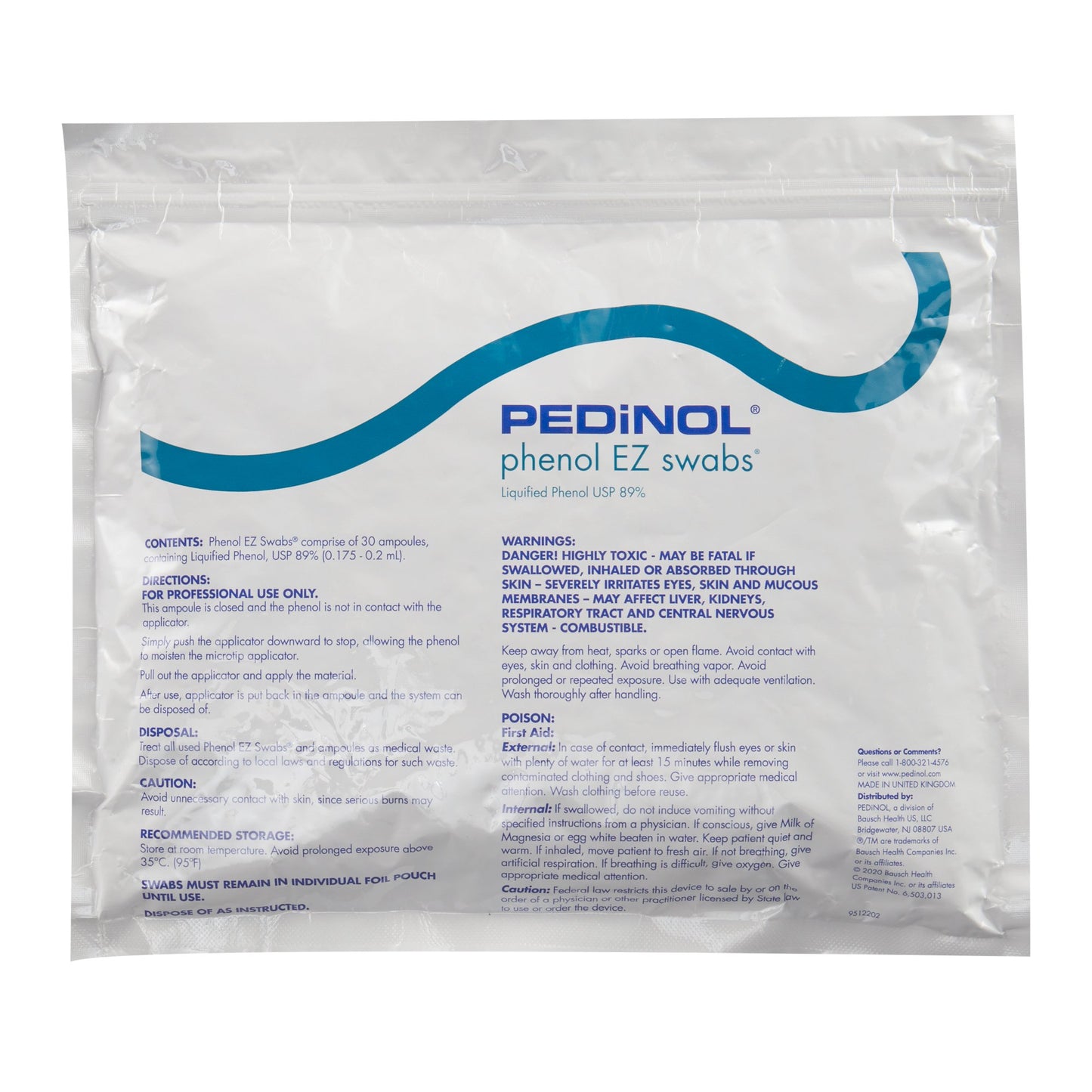 PHENOL EZ, SWAB (30/CT)