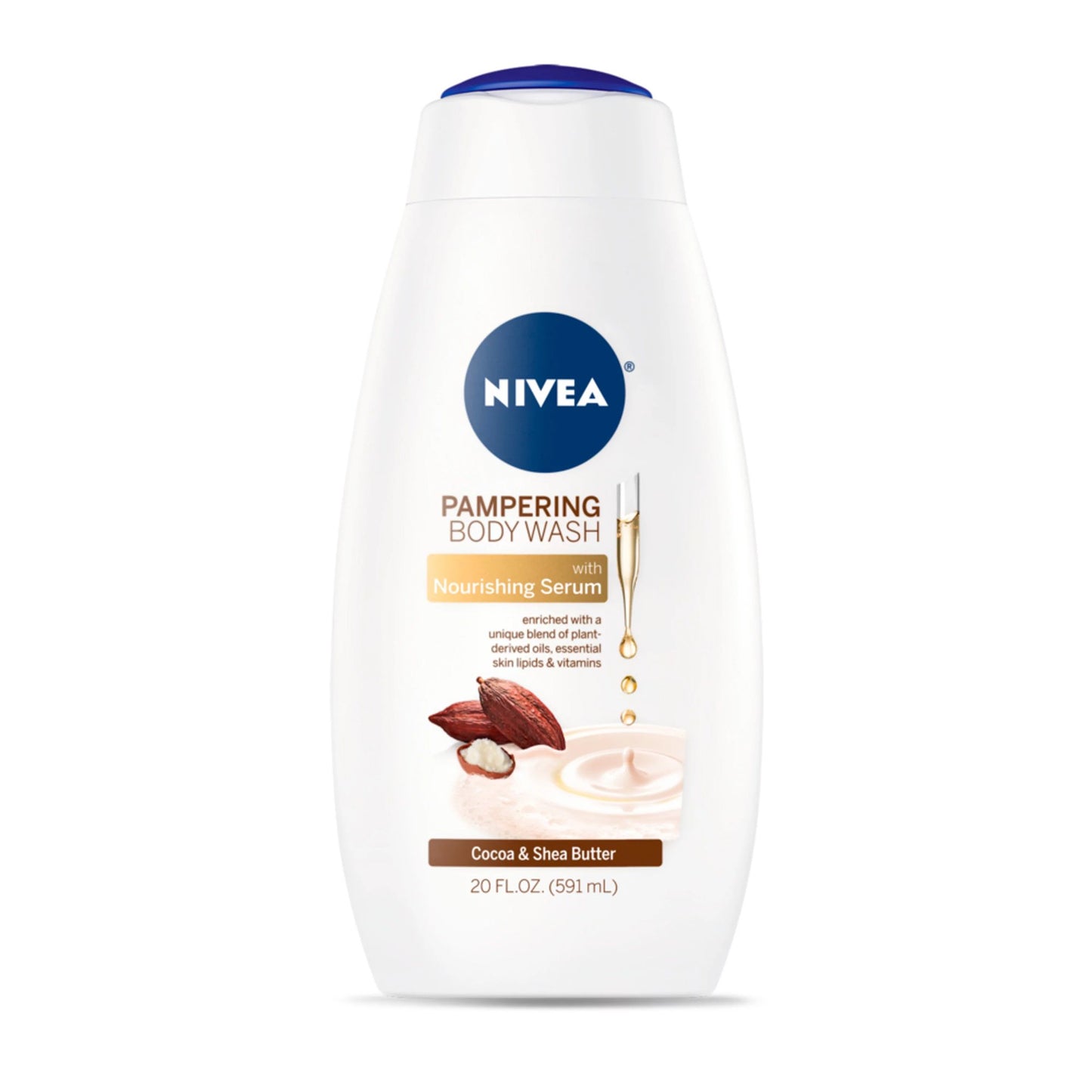 NIVEA, BODY WASH W/COCONUT & ALMOND MILK 20OZ