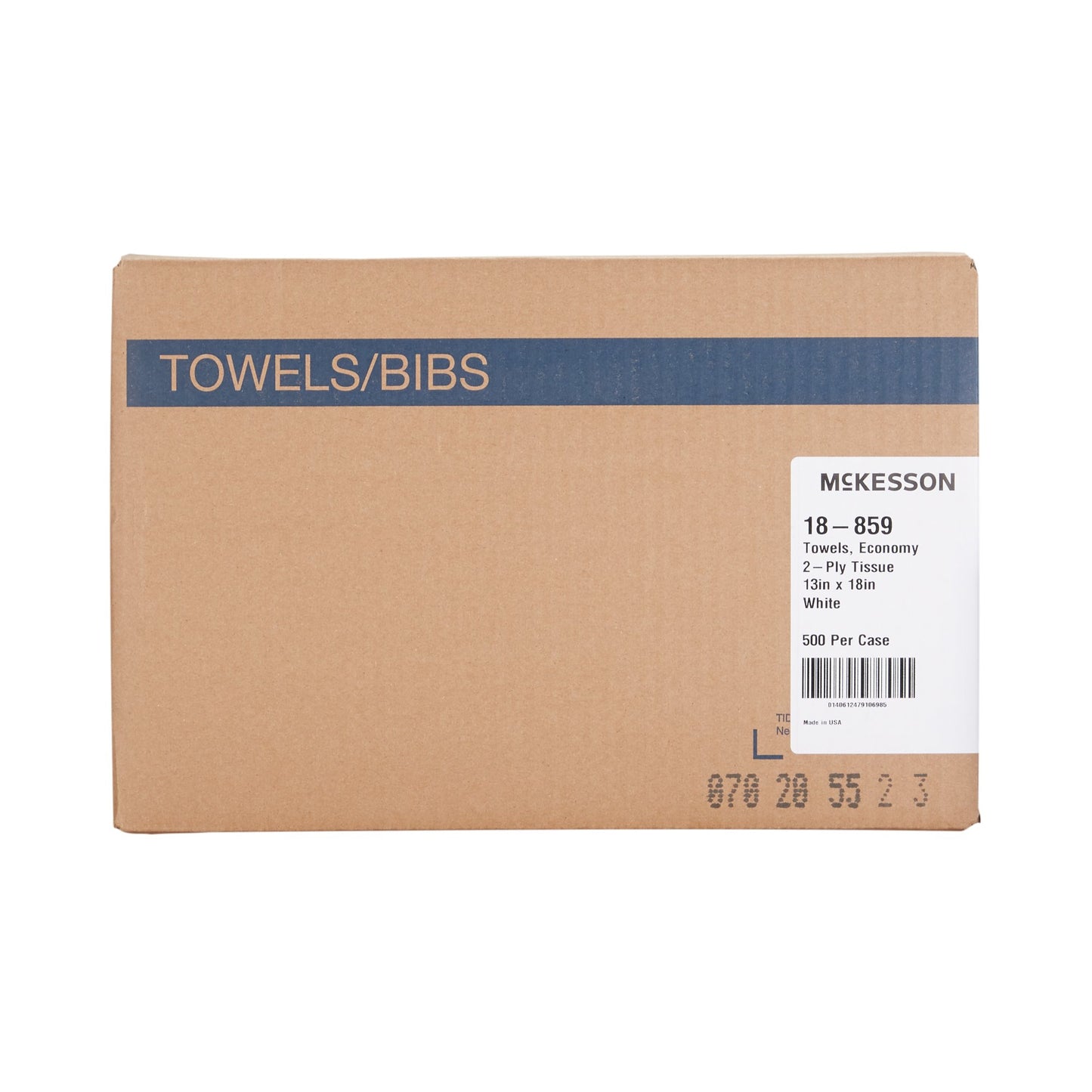 TOWEL, PRO 2PLY WHT 13X18 (500/CS)