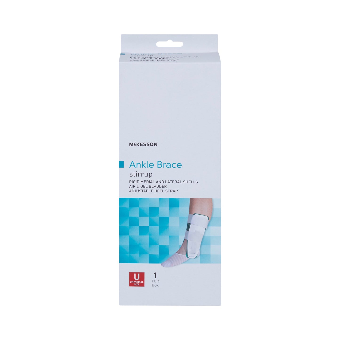 ANKLE BRACE, AIR STIRRUP GEL UNIVERSAL REG 10"