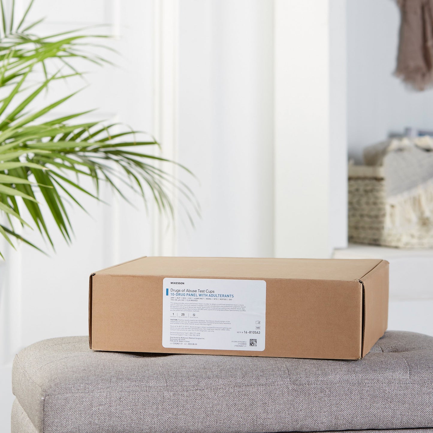 TEST KIT, DRUG SCREEN 10PANEL CUP CLIA WAIVED (25/BX 4BX/CS)