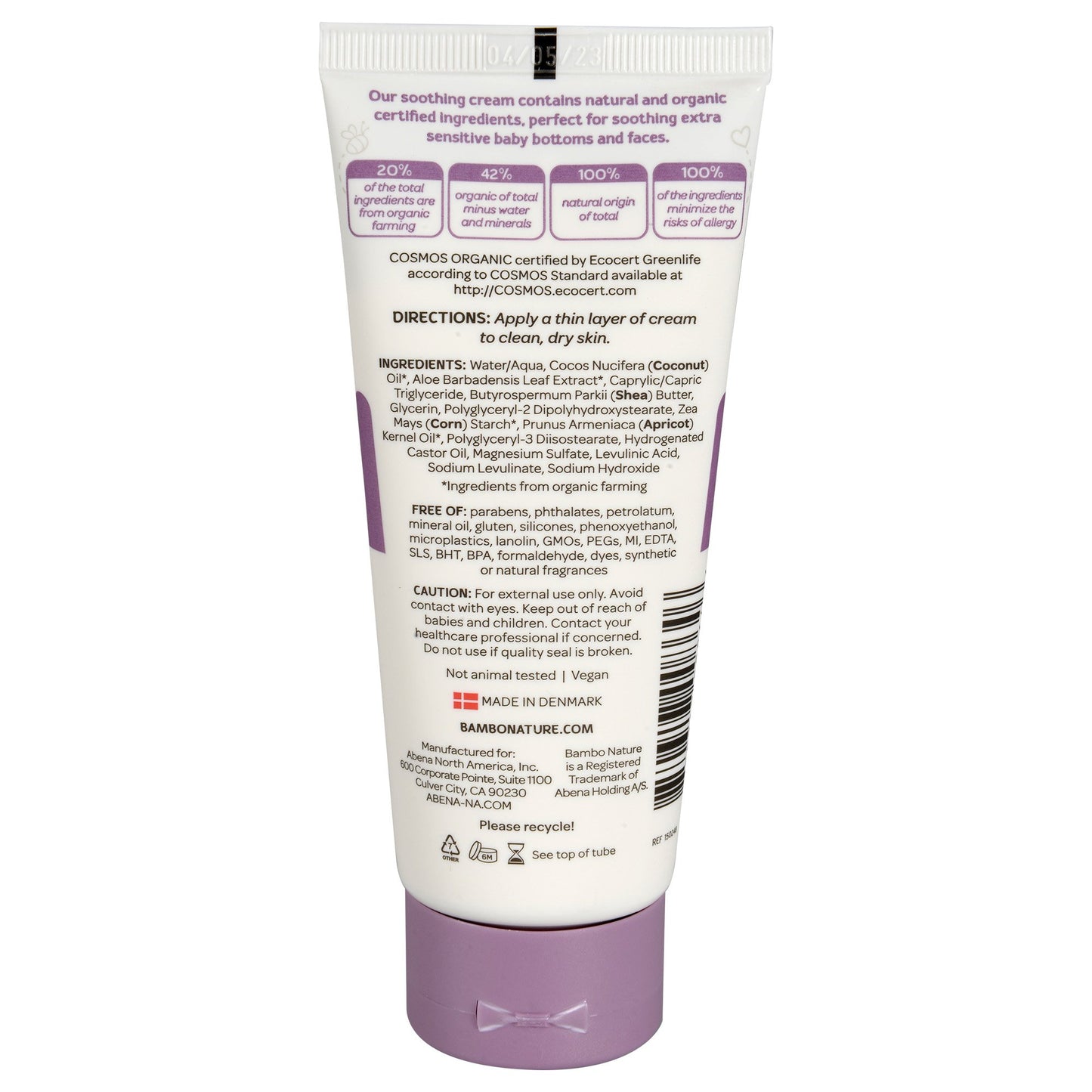 CREAM, SOOTHING LOVE BALM 3.4OZ (6/BX 8BX/CS)