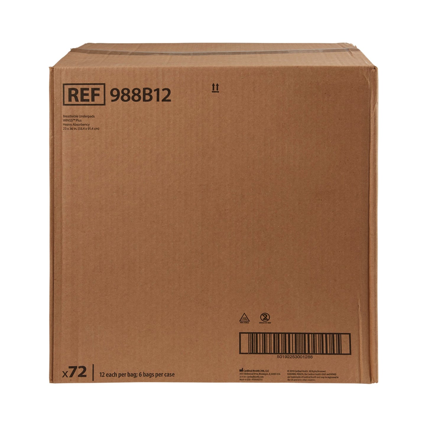 UNDERPAD, BRTHABL 23X36 (12/BG6BG/CS) KENICO