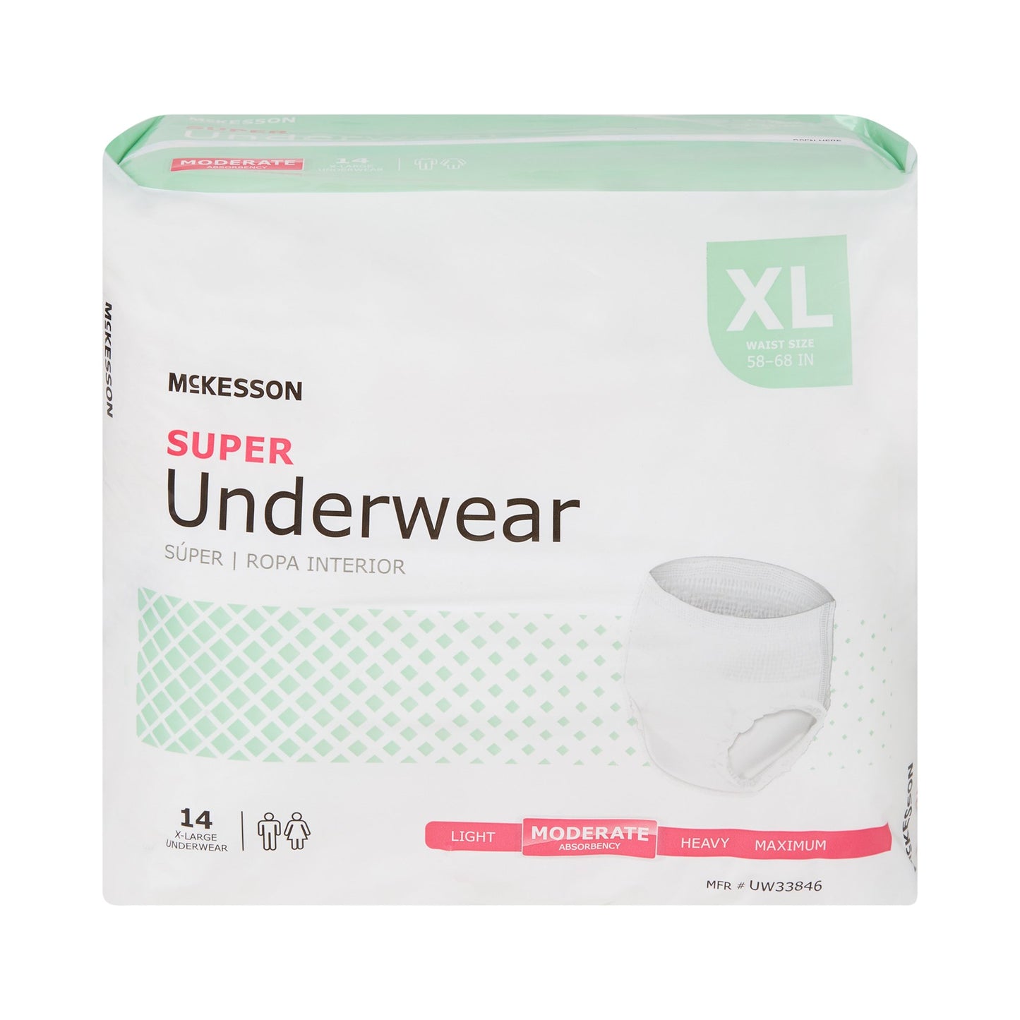 UNDERWEAR, SUPER XLG (14/BG 4BG/CS)