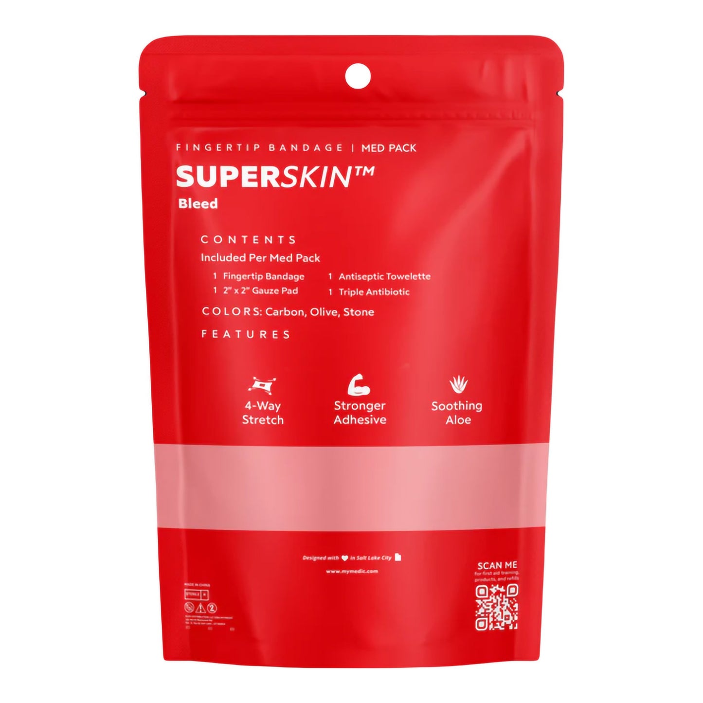 FIRST AID KIT, SUPERSKIN FINGERTIP BANDAGE