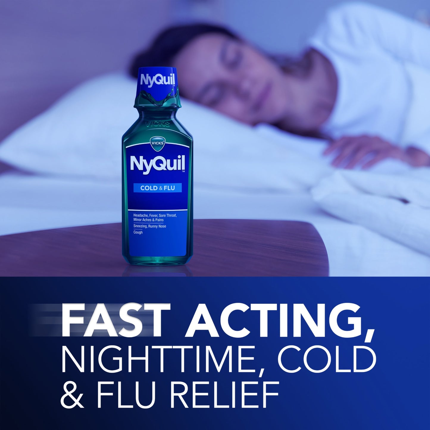 NYQUIL, LIQ VICKS COLD & FLU 12OZ