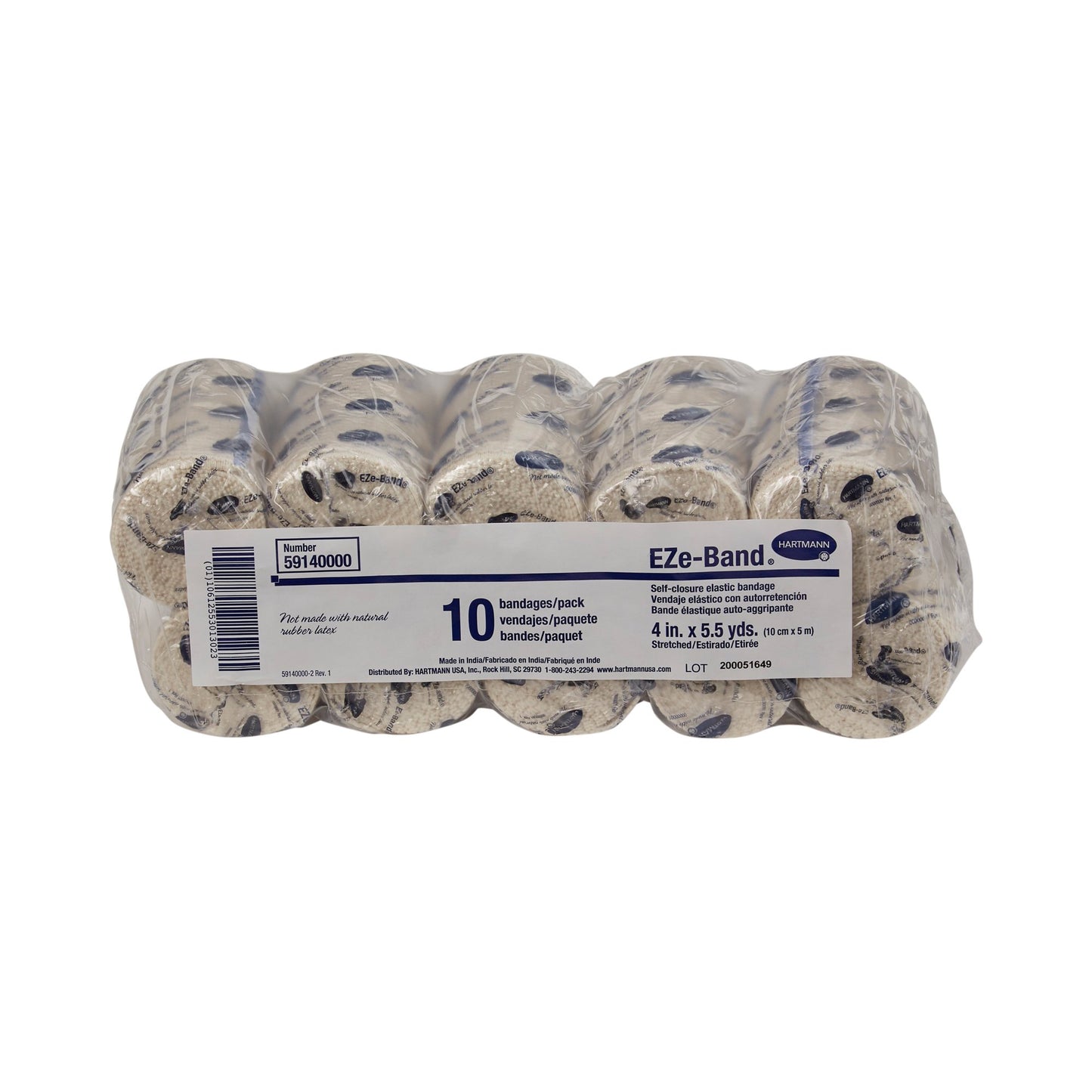 BANDAGE, ELAS EZE SELF CLOSURELF N/S 4"X5.5YD (10/PK 6PK/CS)