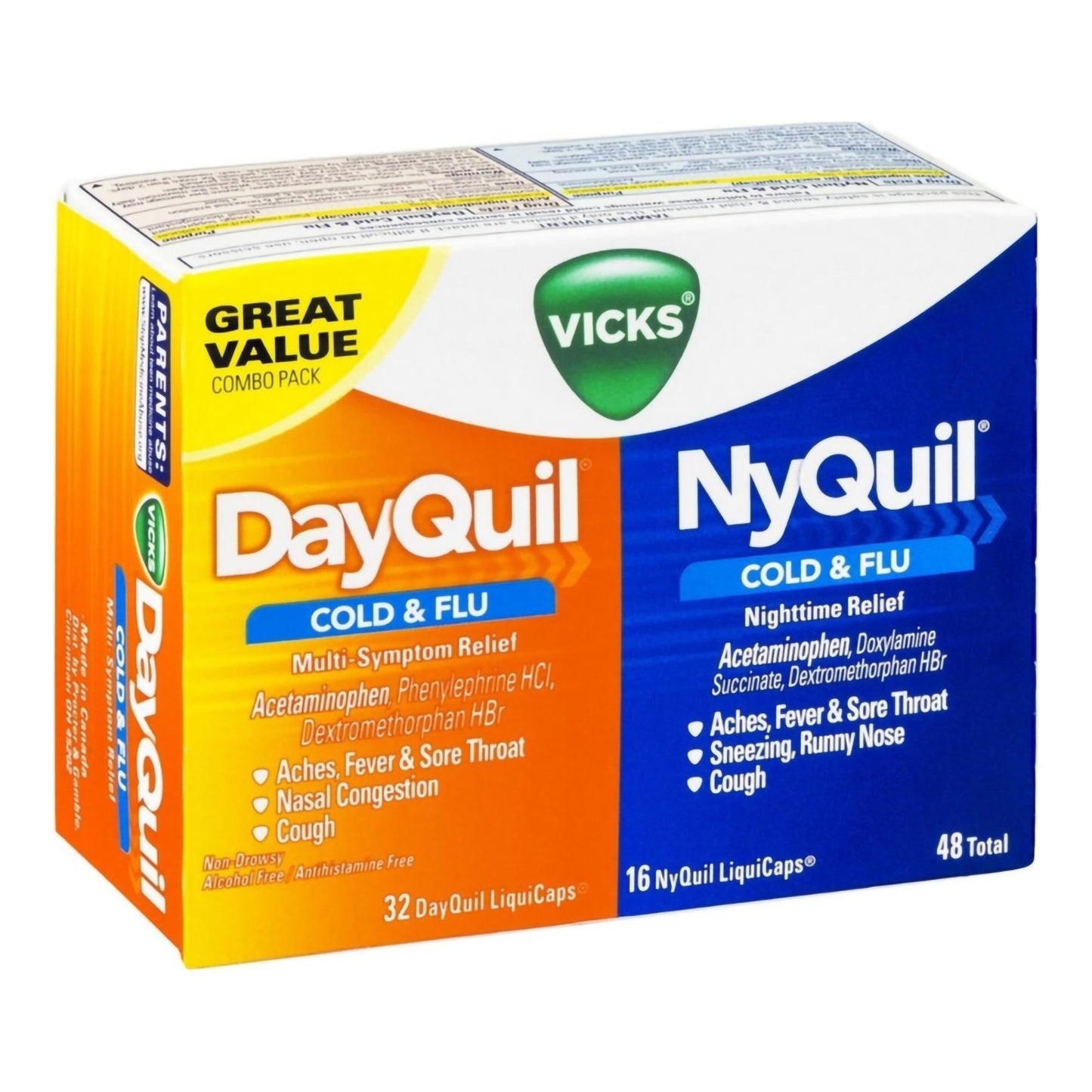 NYQUIL/DAYQUIL, LIQCAP COMBO (48/CT)