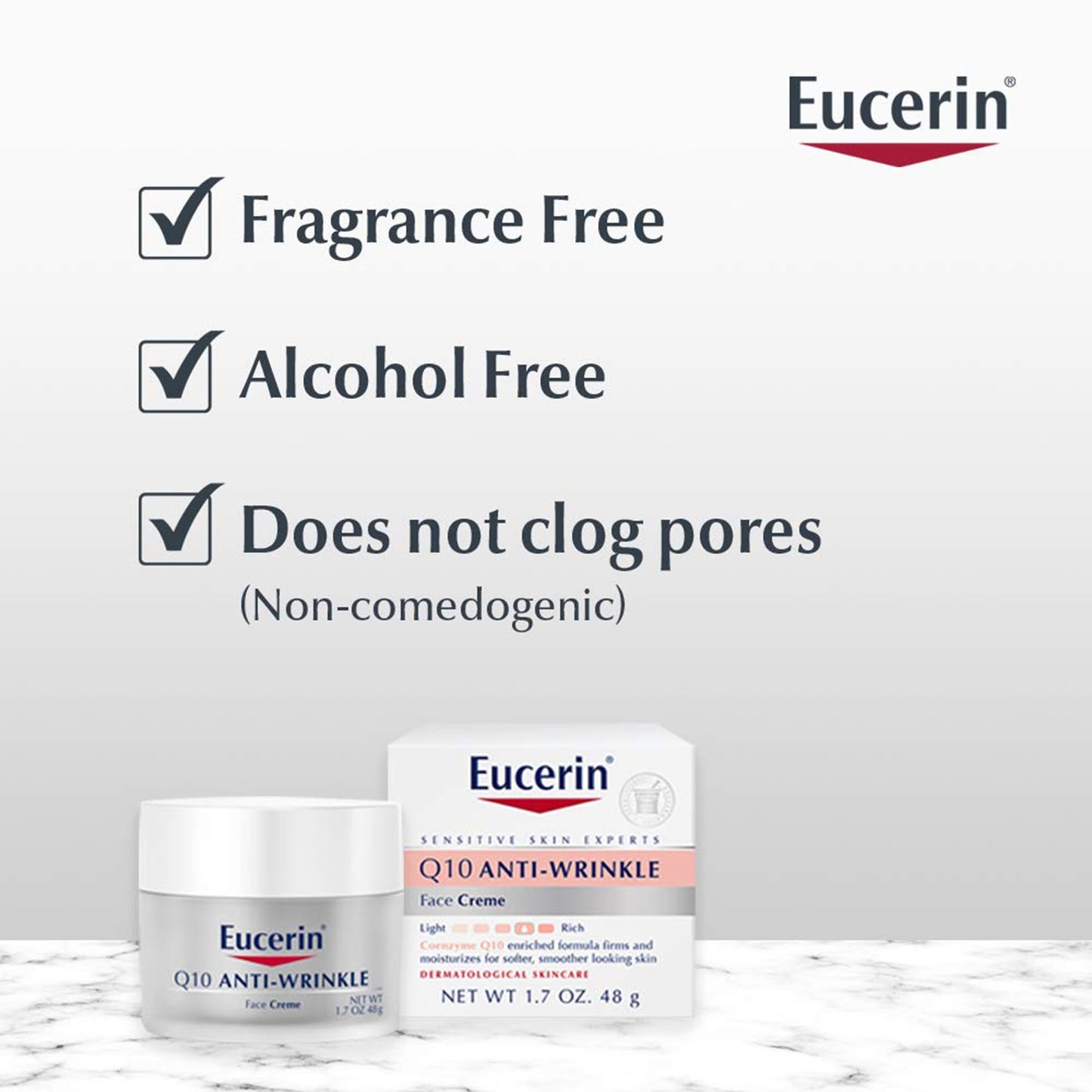 EUCERIN, CRM ANTI-WRINKLE FACEQ-10 1.7OZ