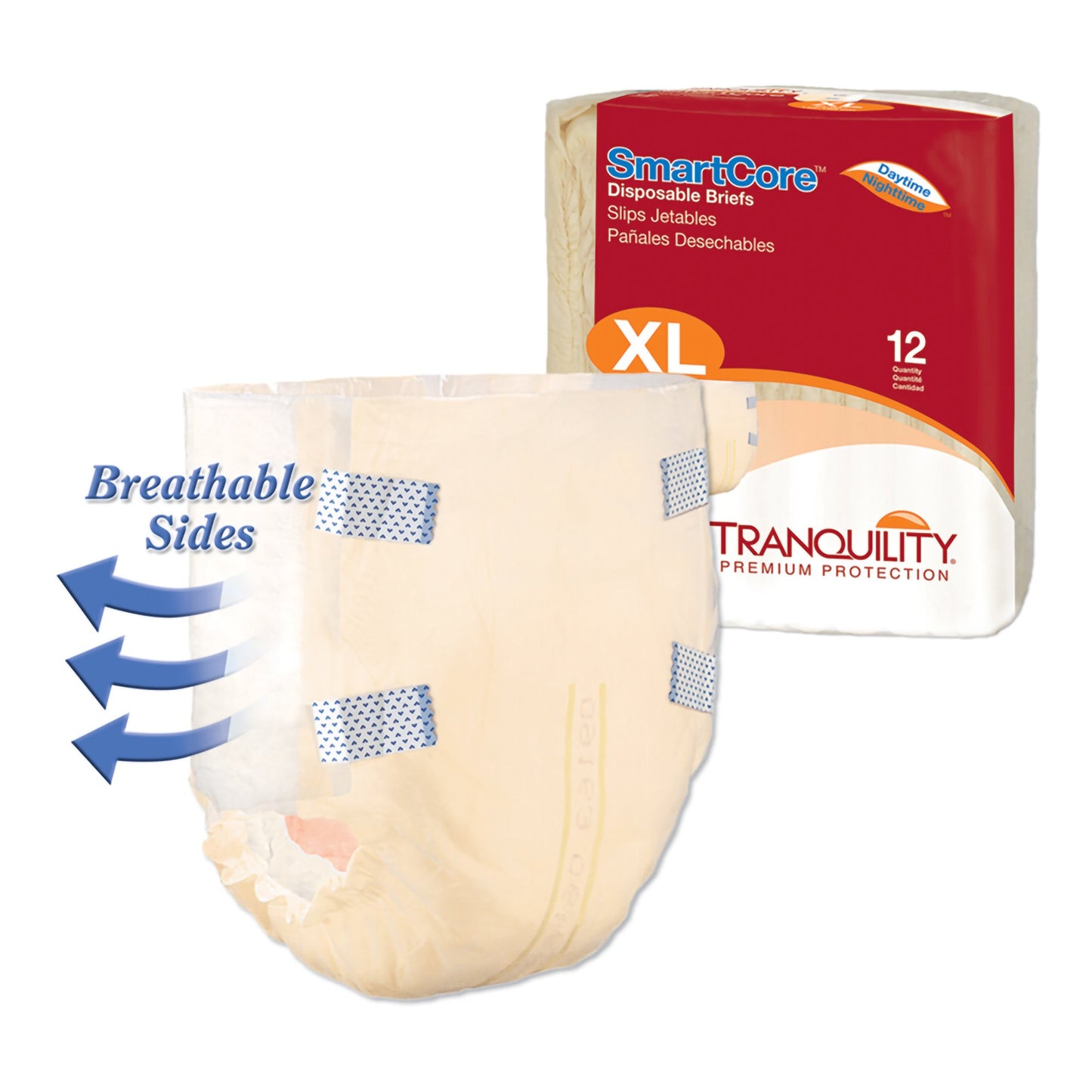 BRIEF, INCONT SMARTCORE XLG (12/PK 6PK/CS)