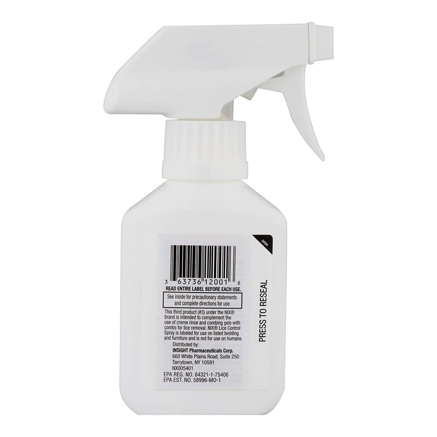 SPRAY, LICE CTRL .25% NIX 5OZ 9EMRSN