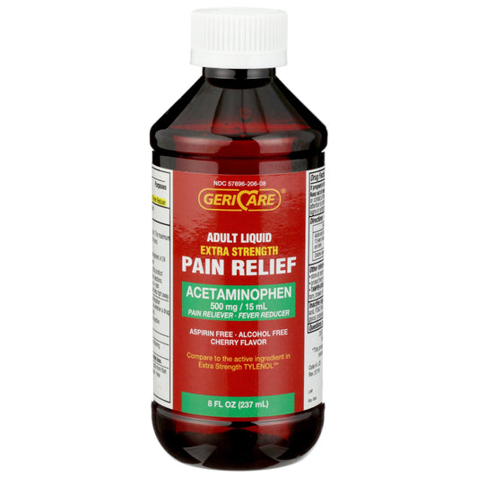 ACETAMINOPHEN LIQ 500MG ADULT 8OZ
