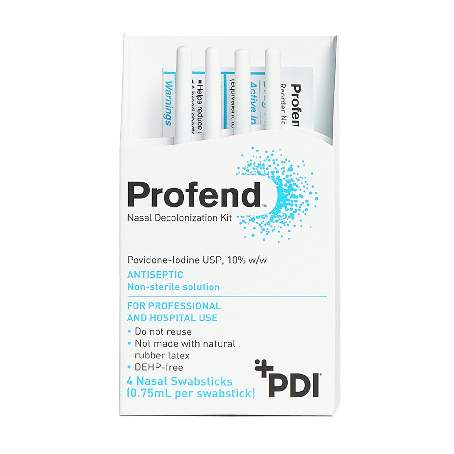 SWABSTICK, NASAL PROFEND DECOLONIZATION (4/PK 12PK/BX 4BX/CS