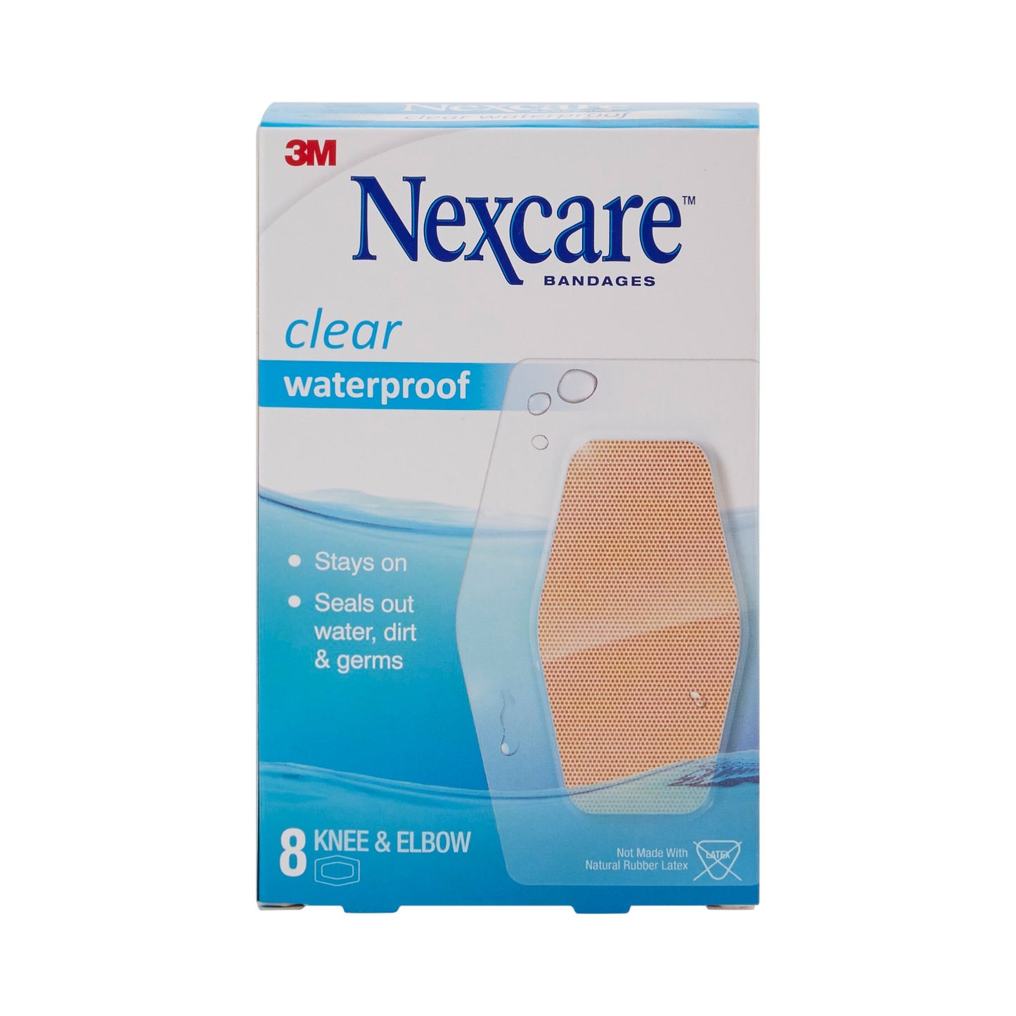 BANDAGE, KNEE/ ELBOW ADH WTRPRF 2"X3" (8/BX 24BX/CS)