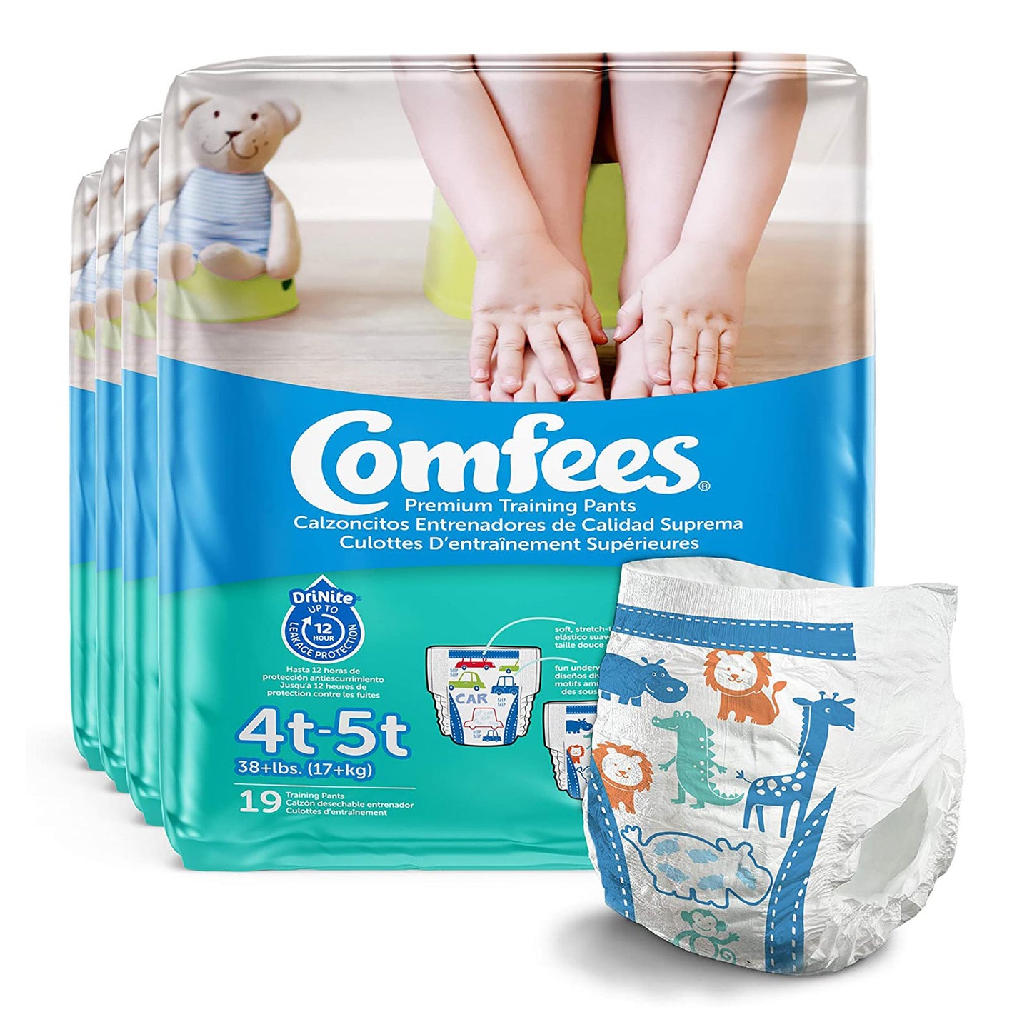 PANTS, TRAINING COMFEES BOYS 4T-5T (19/BG 6BG/CS)