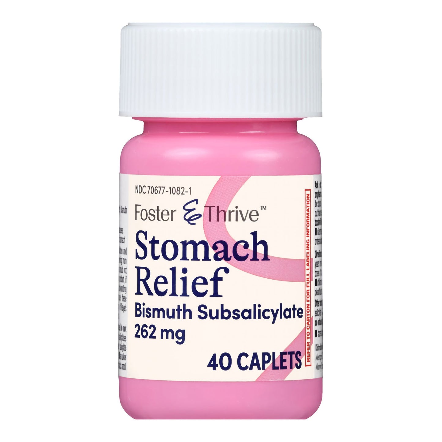 STOMACH RELIEF, TAB FT SM 262MG (40/BT)