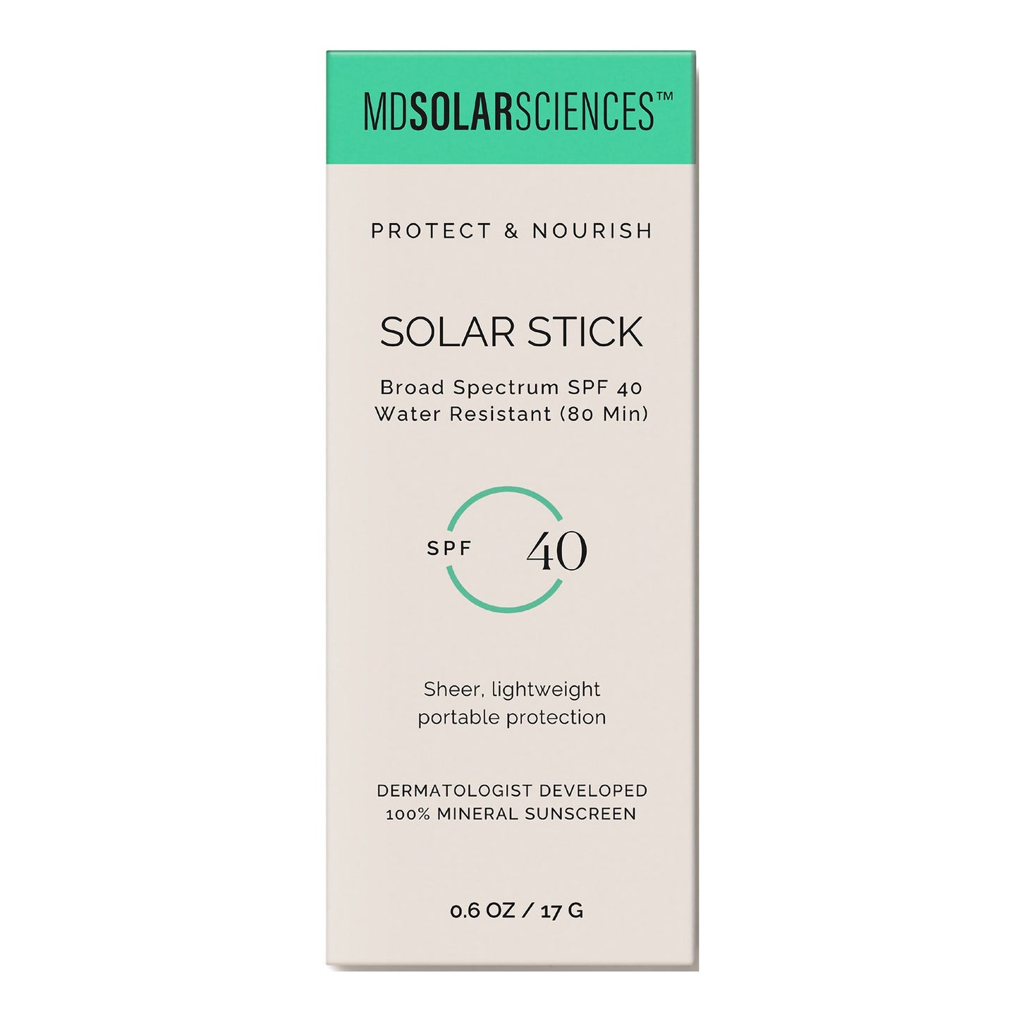 SUNSCREEN, SOLAR STICK SPF40 (6/PK 8PK/CS)