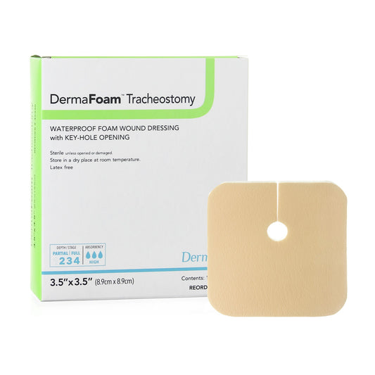DRESSING, WND DERMA FM STR WATERPRF 3.5"X3.5" (10/BX)