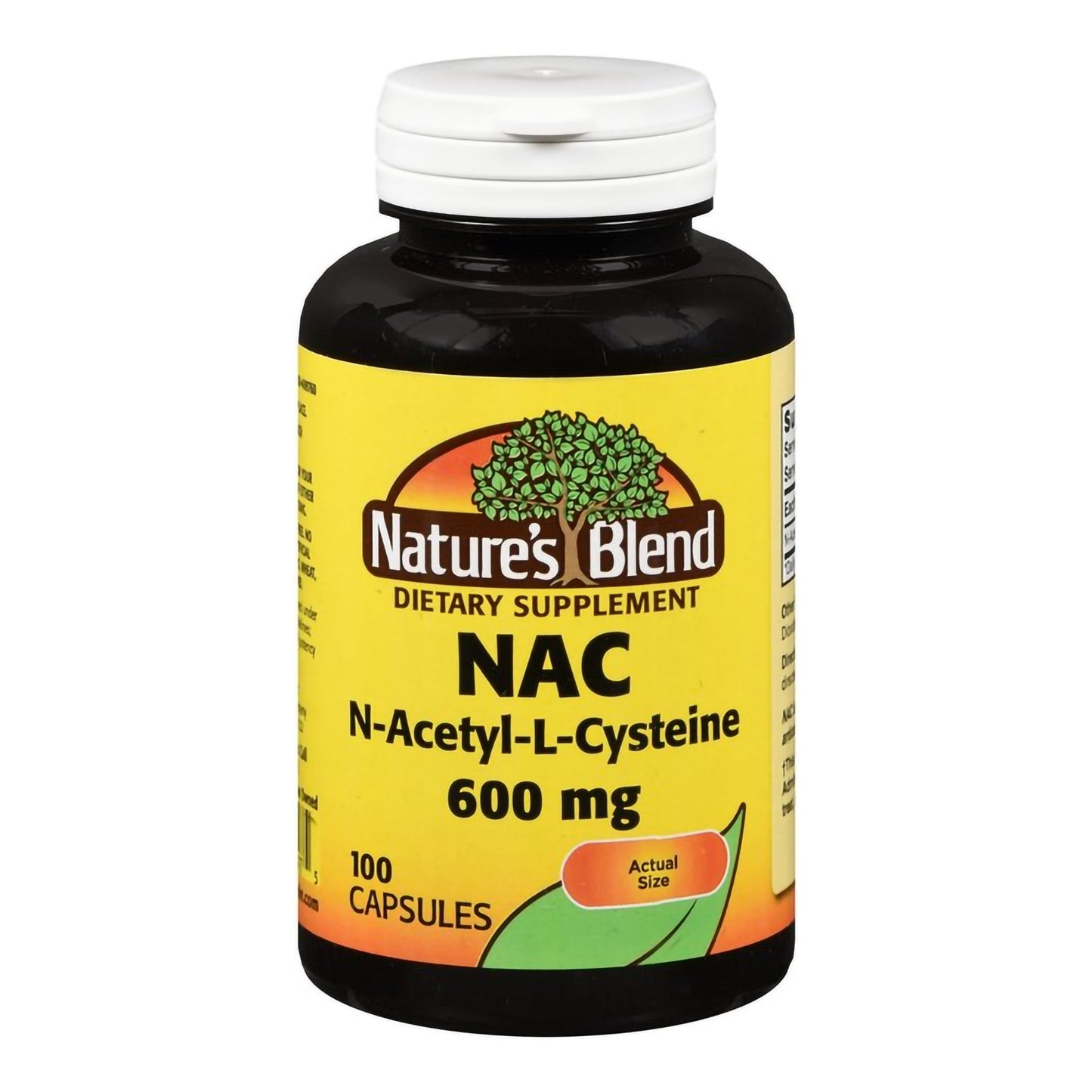 NATURE'S BLEND NAC, CAP 600MG (100EA/BT)
