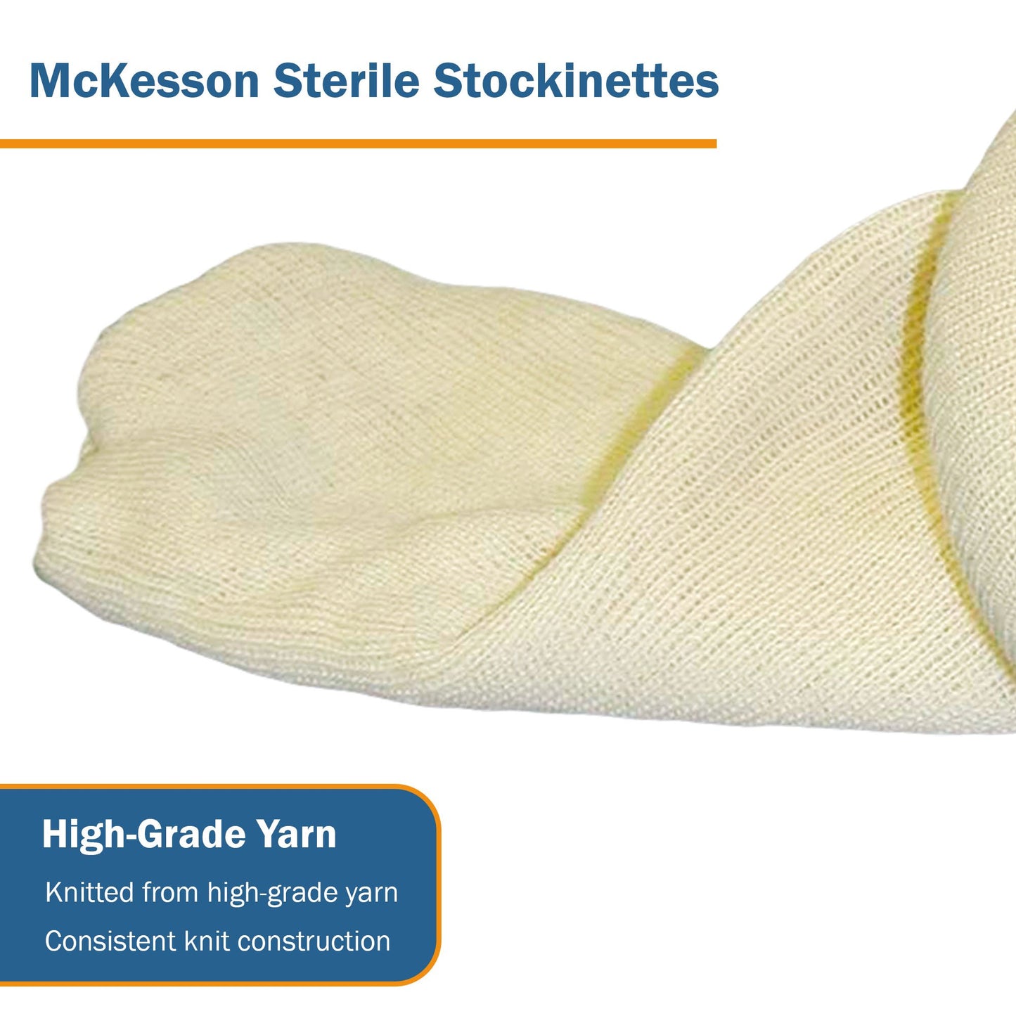 STOCKINETTE, TUBULAR 1PLY STR 6"X60" (30/CS)