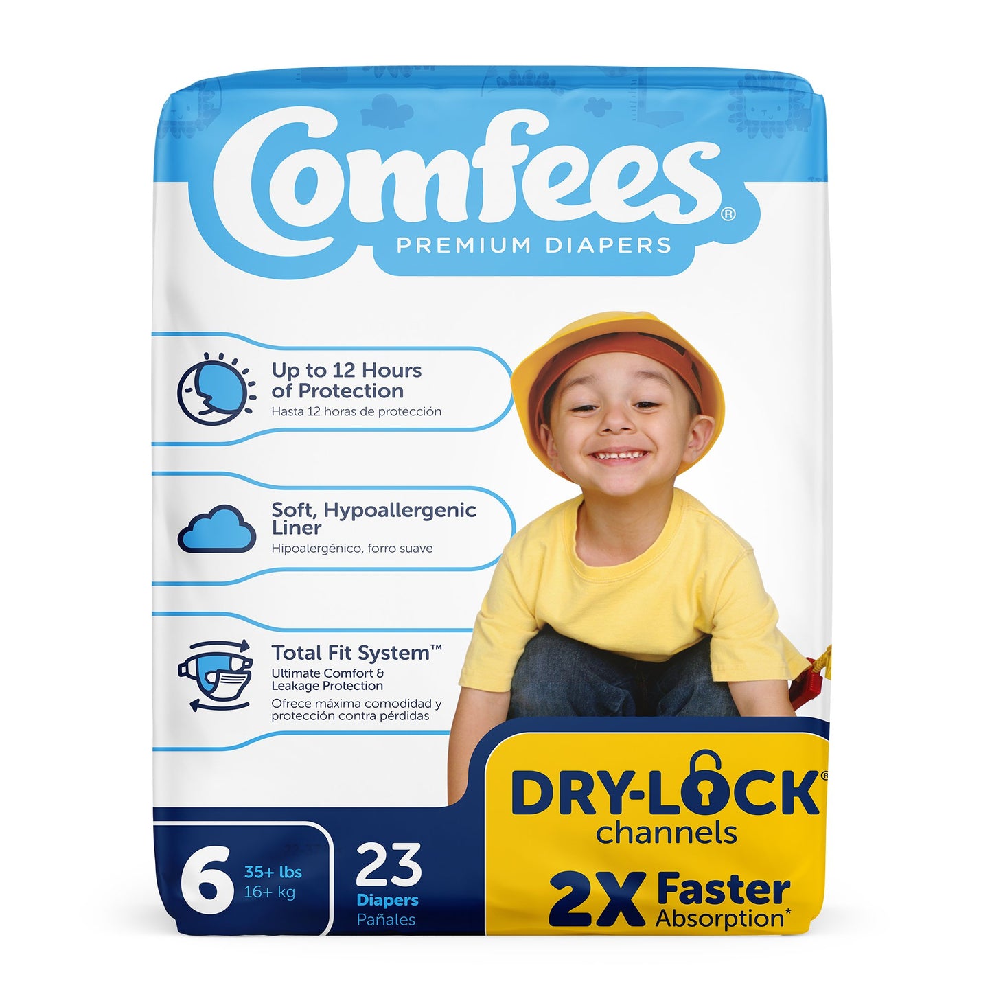 DIAPER, BABY COMFEES SZ6 (23/BG 4BG/CS)