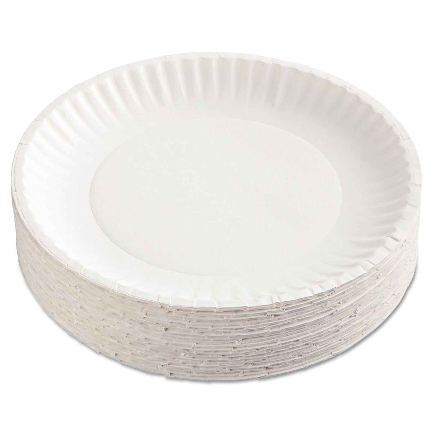 PLATE, PAPER 9" (100/PK 12PK/CS)